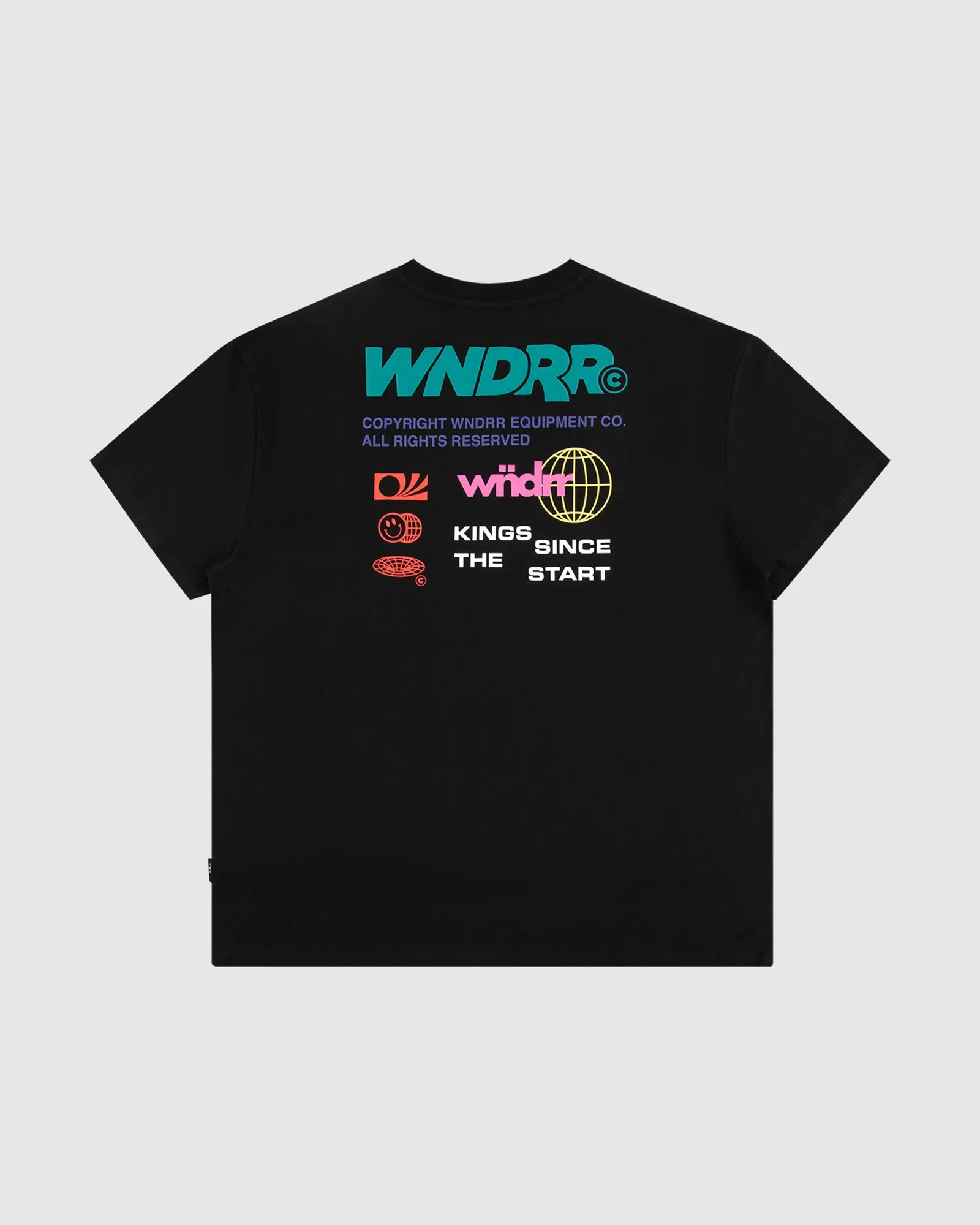 SCRAWL BOX FIT TEE - BLACK sold by WNDRR