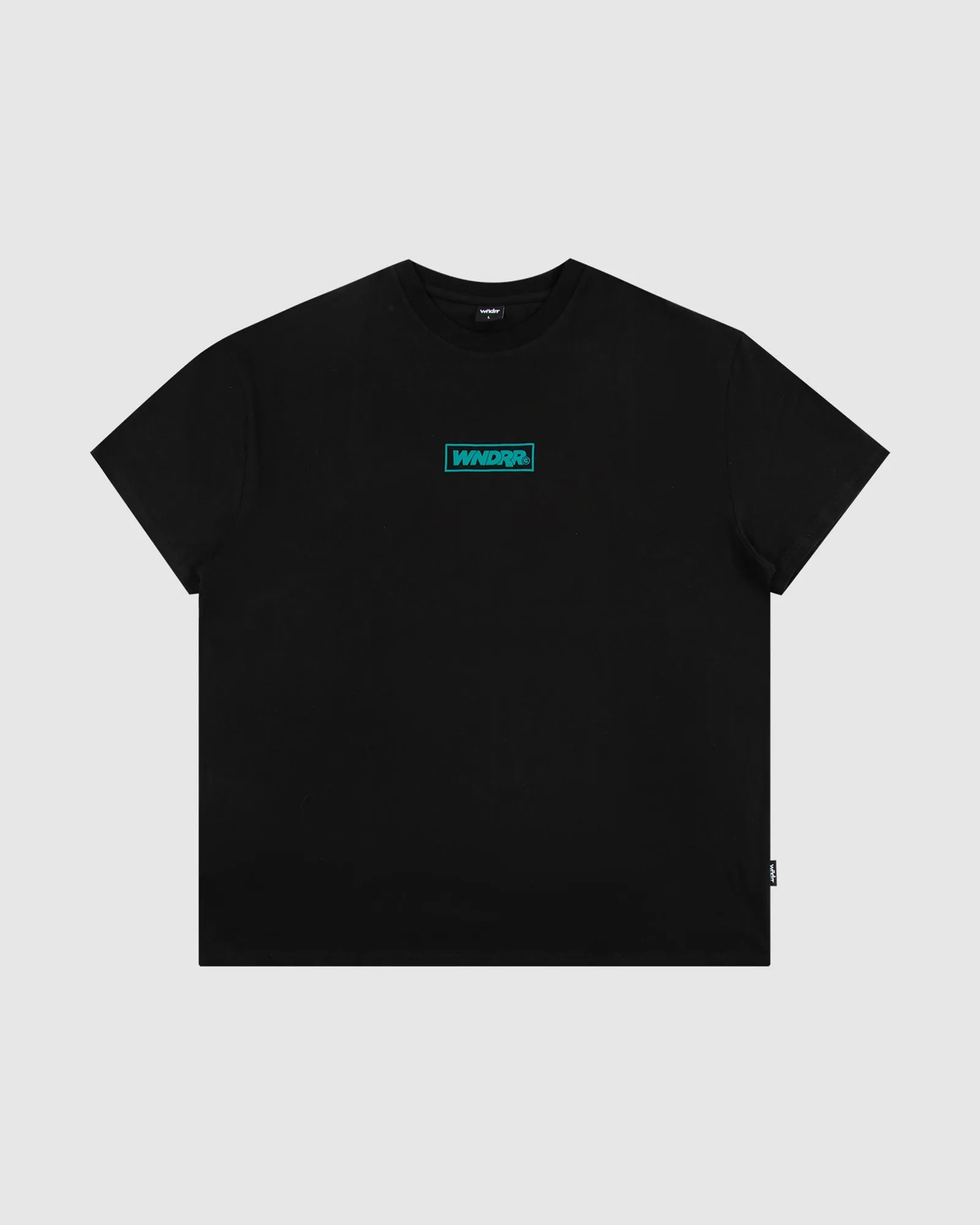 SCRAWL BOX FIT TEE - BLACK sold by WNDRR product image thumbnail 3