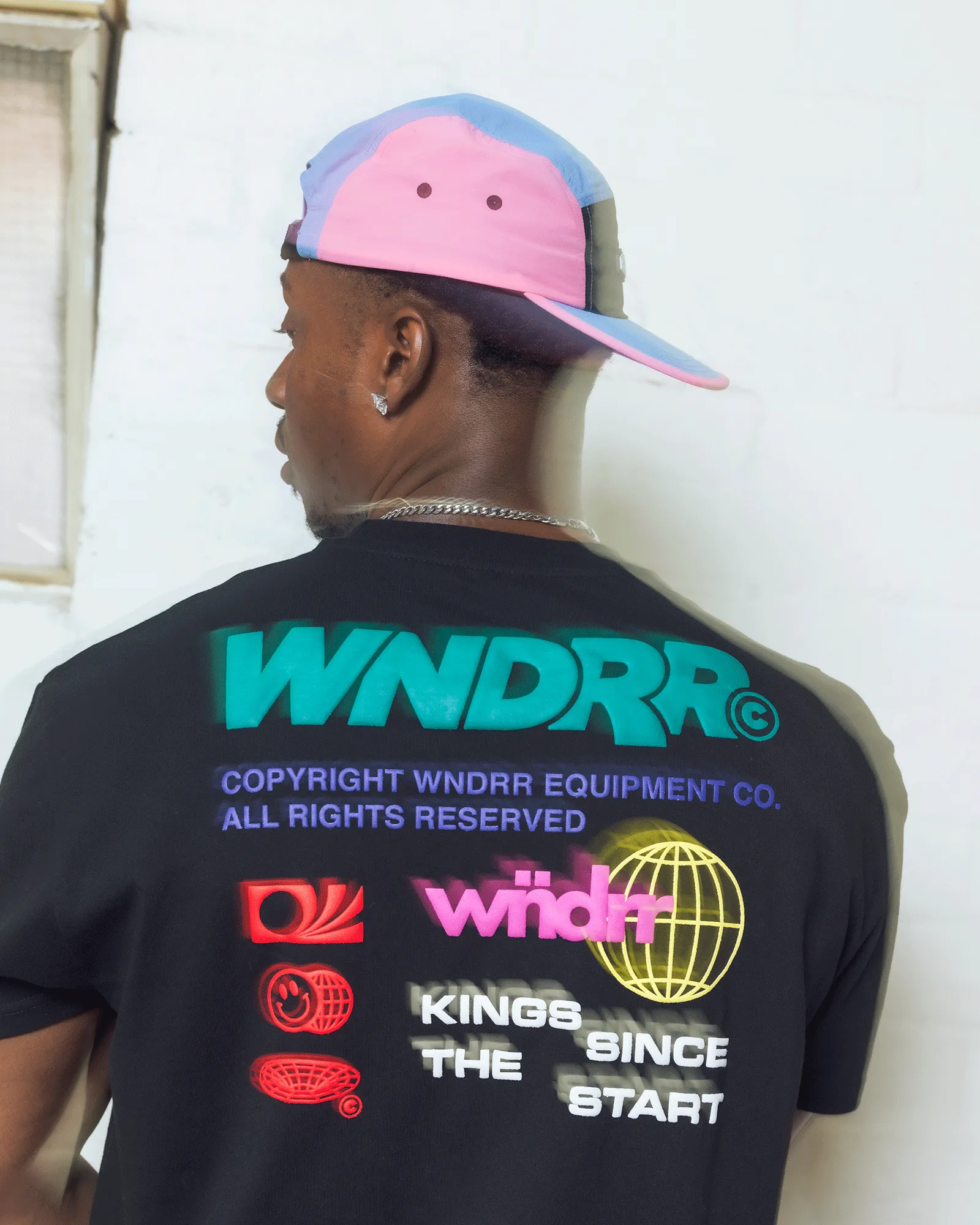 SCRAWL BOX FIT TEE - BLACK sold by WNDRR product image thumbnail 5