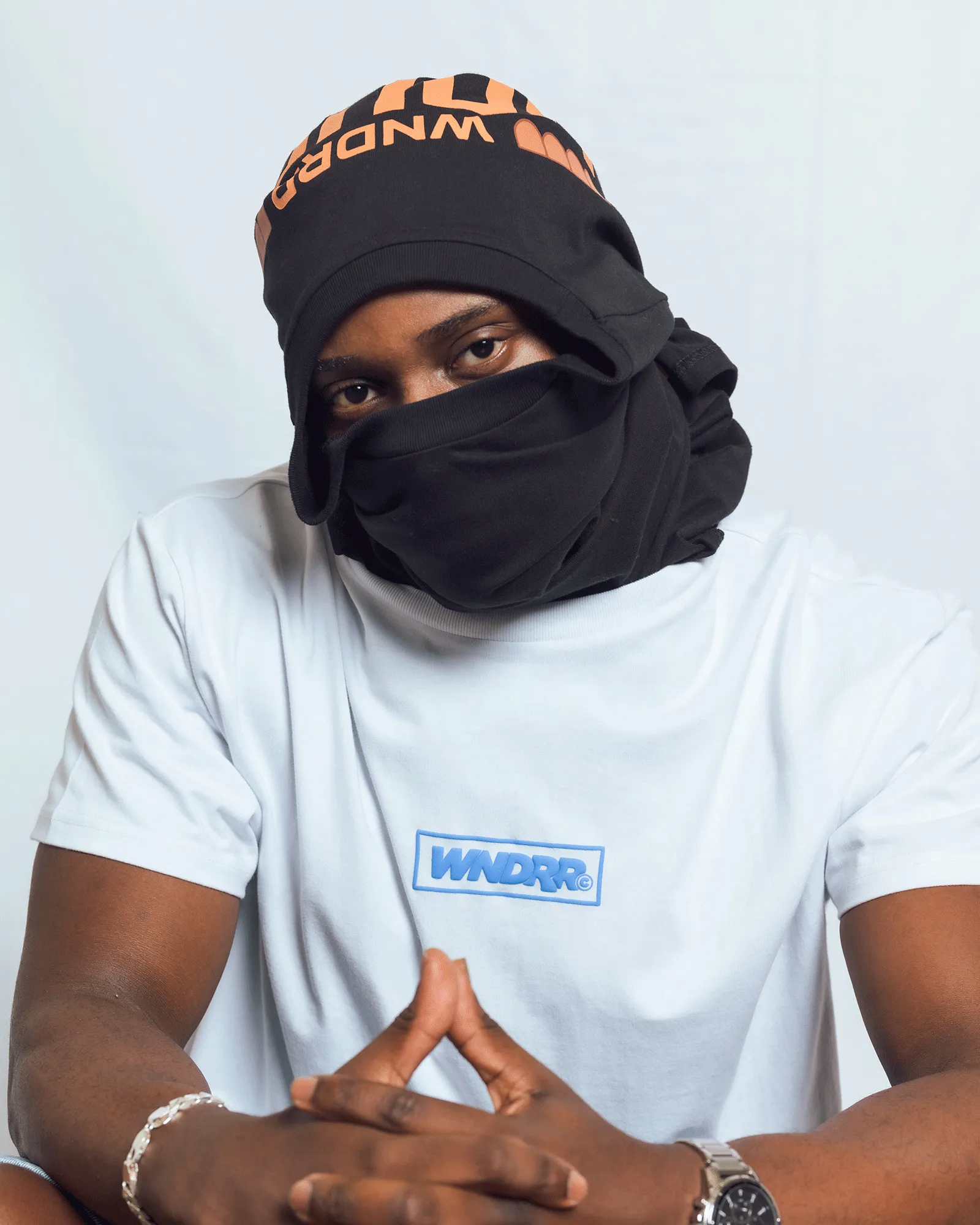 SCRAWL BOX FIT TEE - WHITE sold by WNDRR product image thumbnail 4