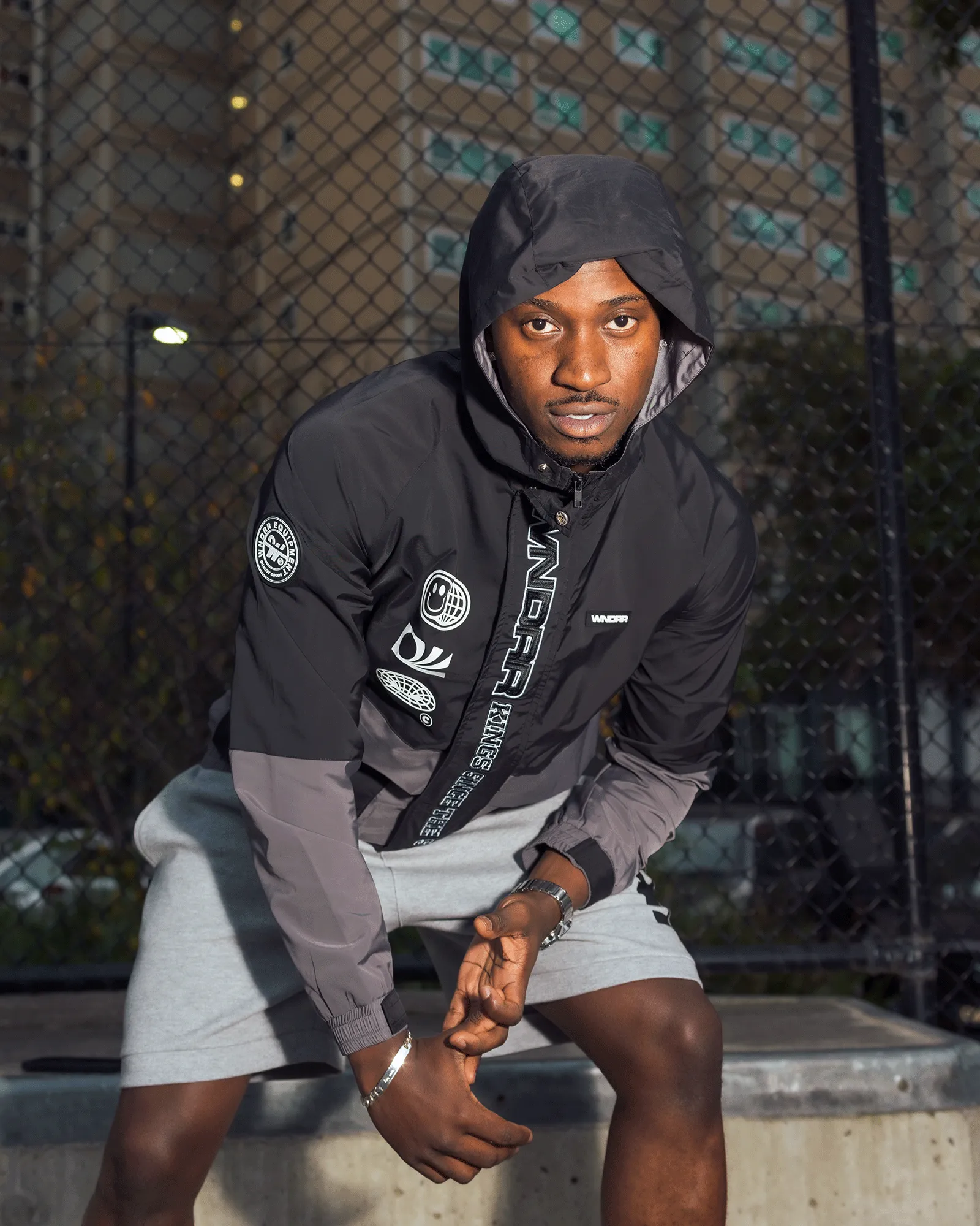 AMPLIFY SPRAY JACKET - BLACK/GREY sold by WNDRR product image thumbnail 2