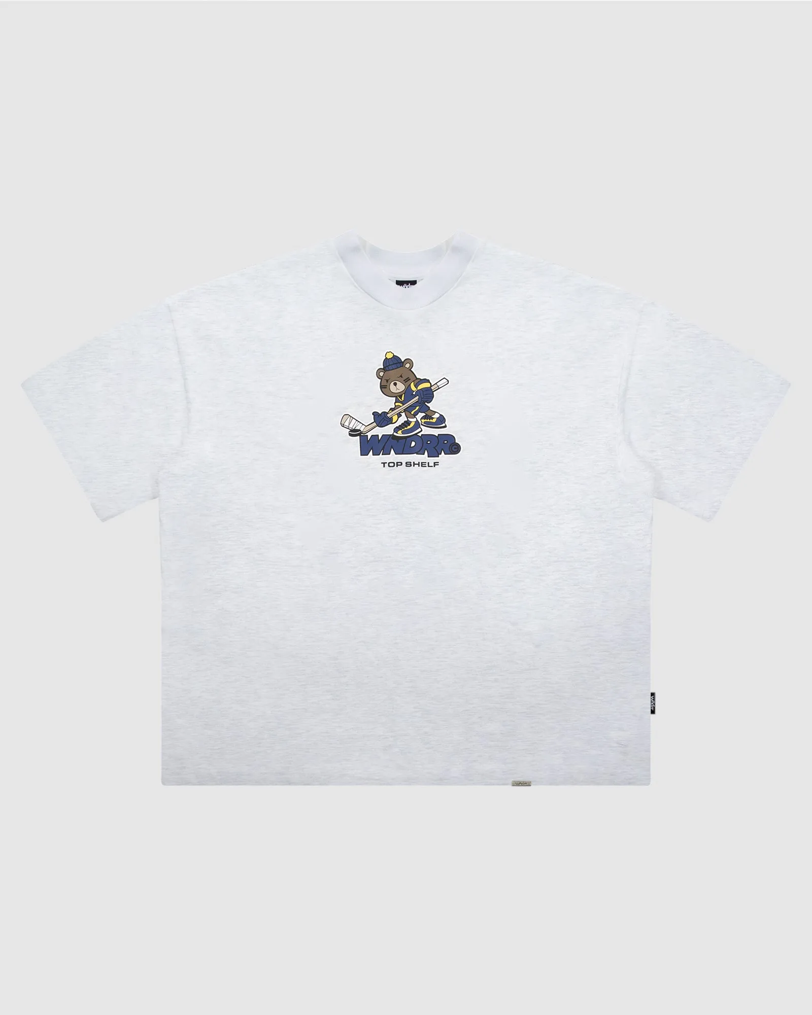 TOP SHELF HEAVY WEIGHT TEE - WHITE MARLE sold by WNDRR