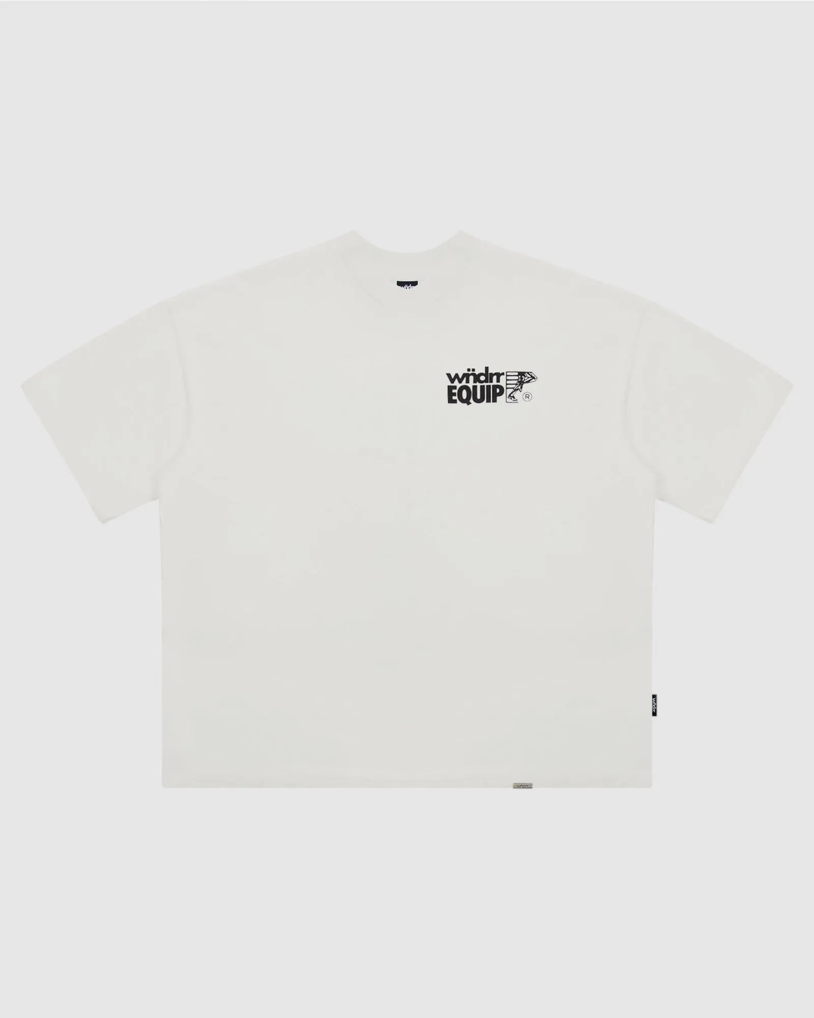 EQUIP HEAVY WEIGHT TEE - WASHED WHITE sold by WNDRR product image thumbnail 3