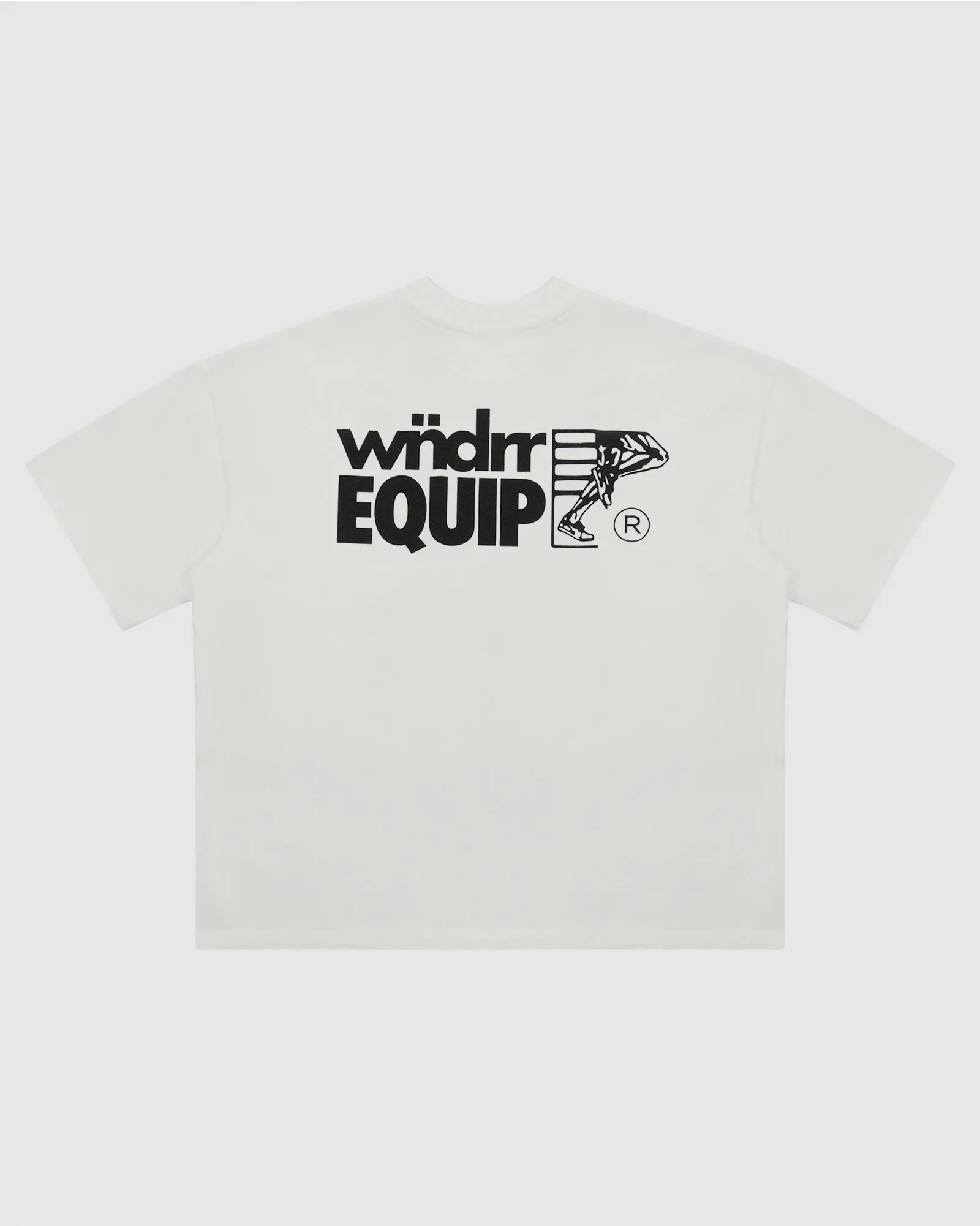 EQUIP HEAVY WEIGHT TEE - WASHED WHITE sold by WNDRR