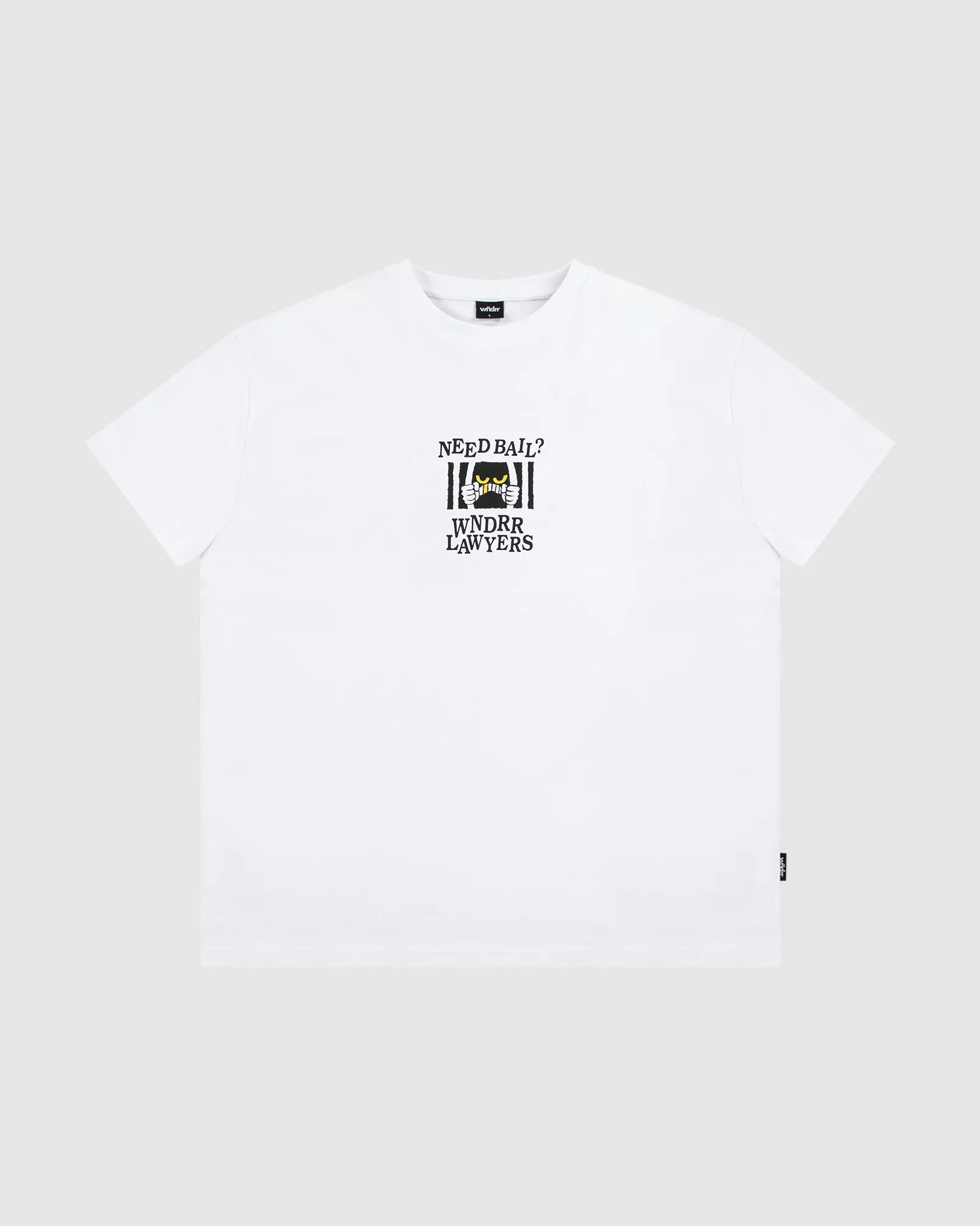 BAIL BOX FIT TEE - WHITE sold by WNDRR product image thumbnail 3