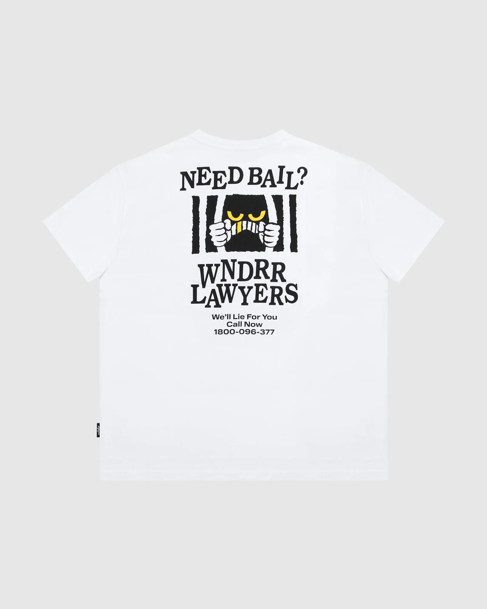 BAIL BOX FIT TEE - WHITE sold by WNDRR