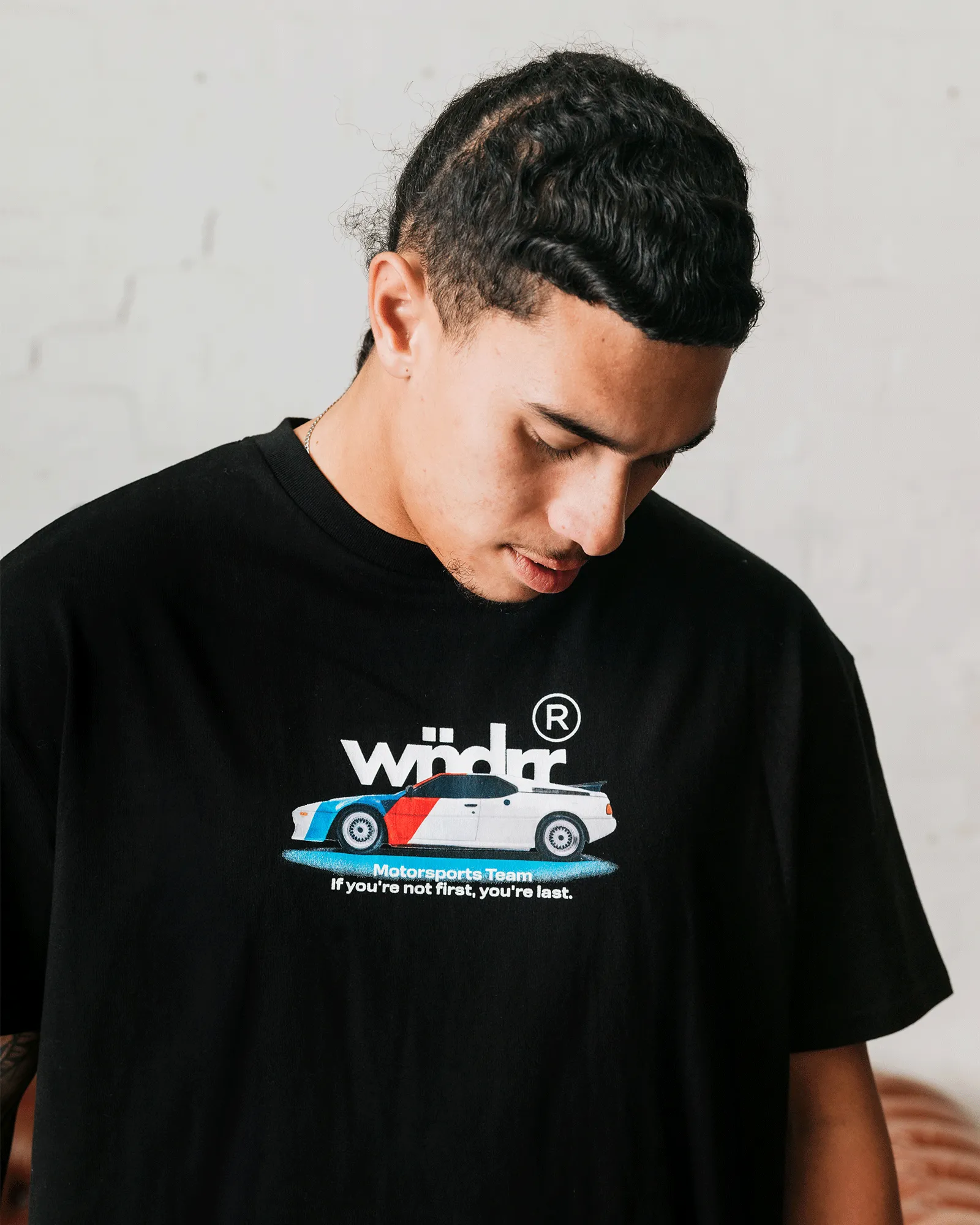 W1 BOX FIT TEE - BLACK sold by WNDRR product image thumbnail 2