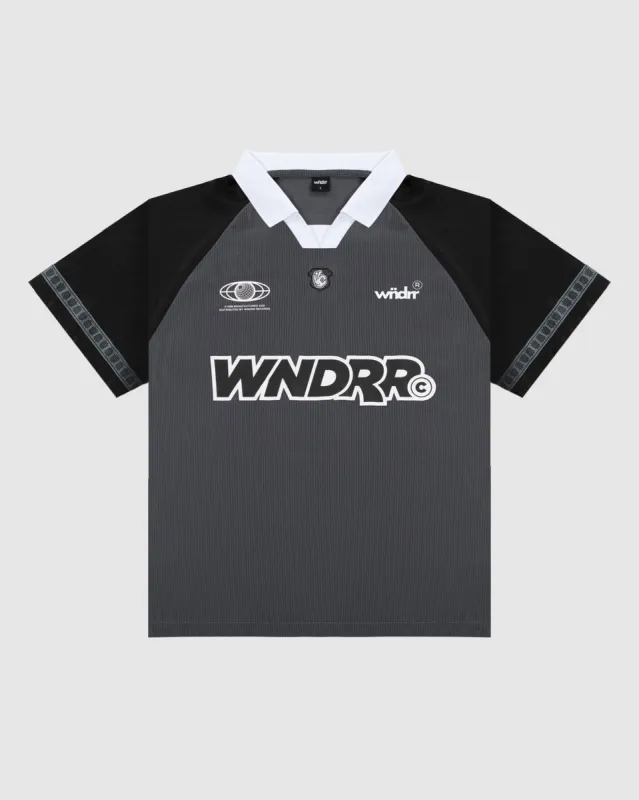 SHODO FOOTBALL JERSEY - GREY/BLACK sold by WNDRR