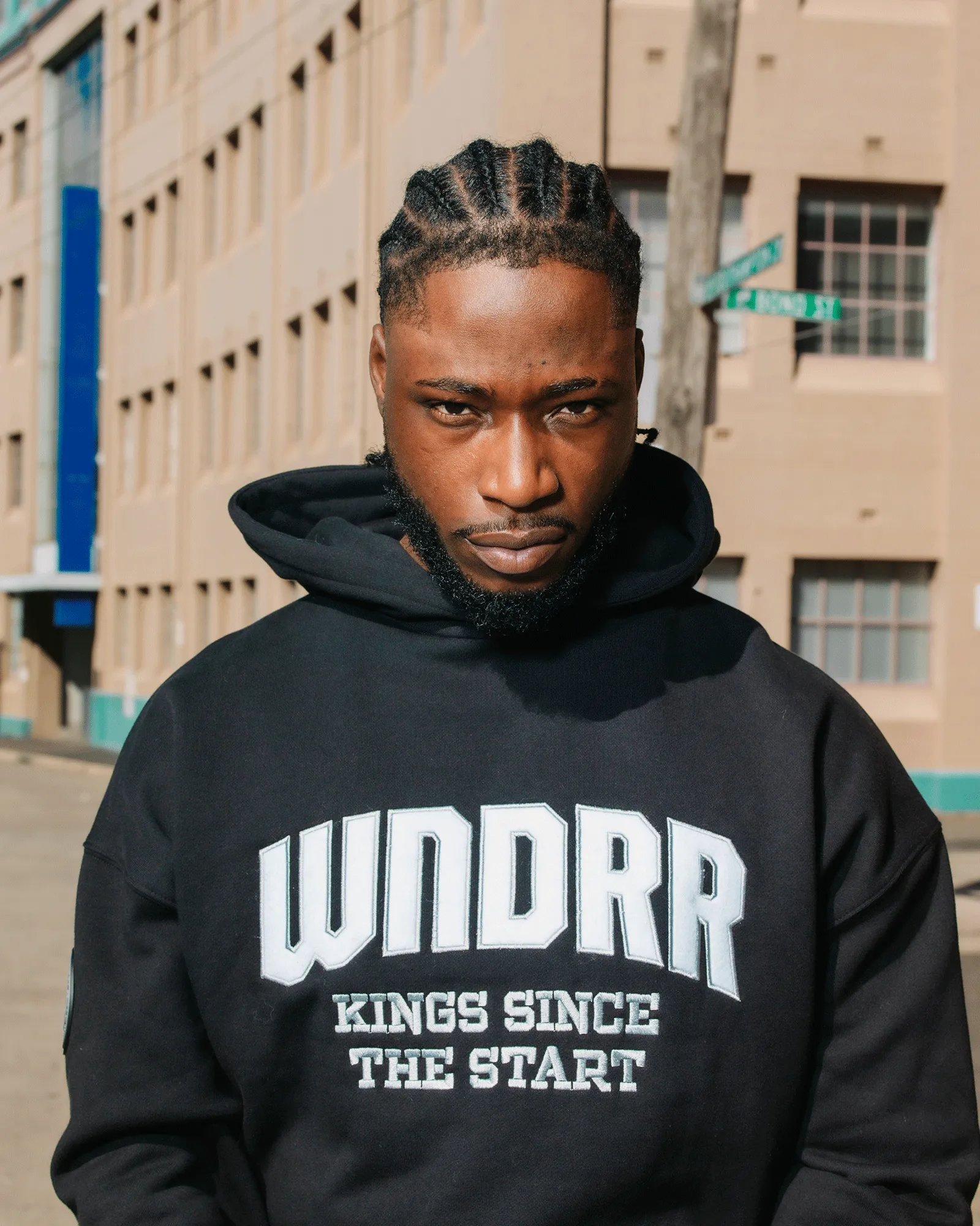 UNRIVALLED HOOD SWEAT - BLACK sold by WNDRR product image thumbnail 2