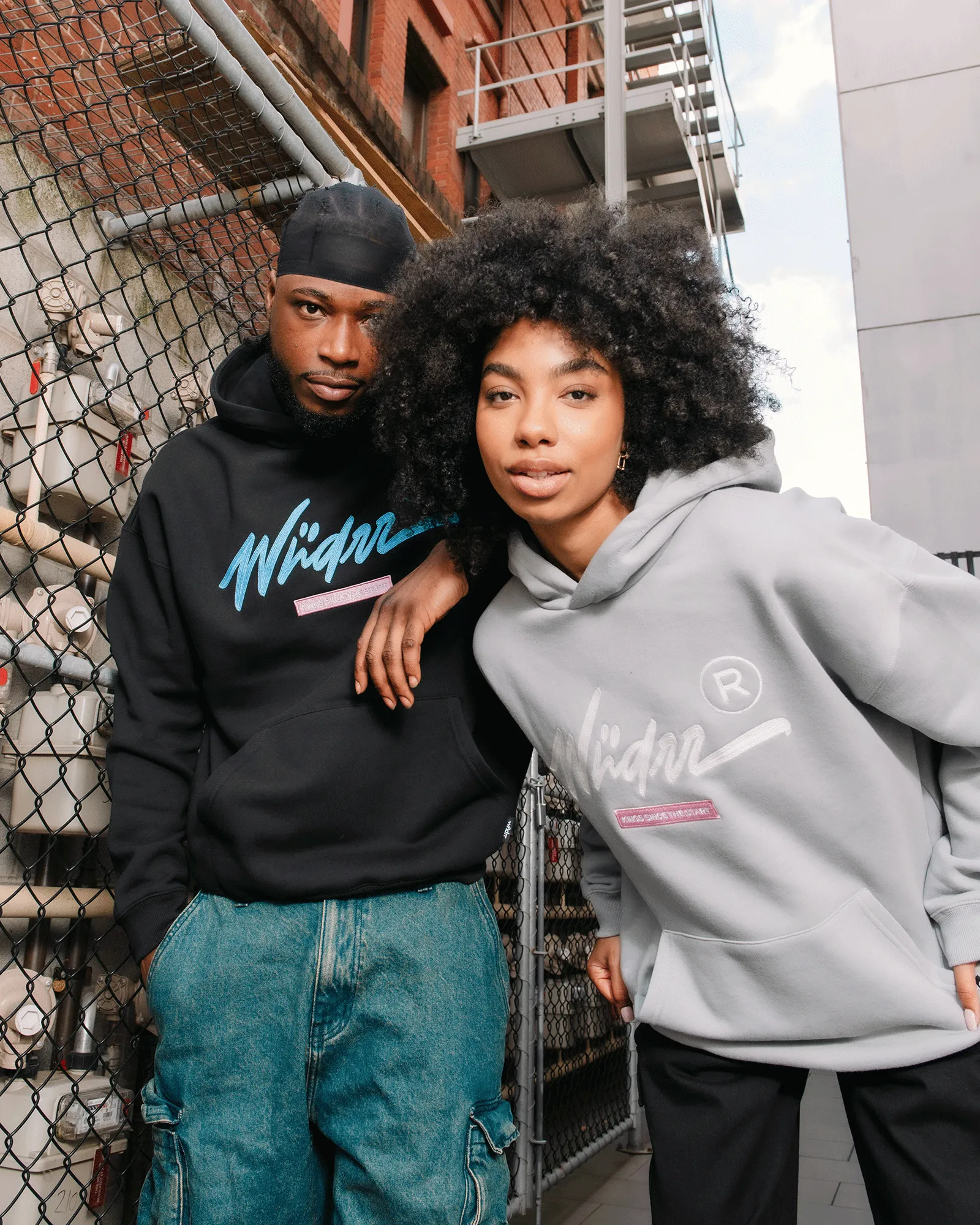 CHAIN HOOD SWEAT - CEMENT GREY sold by WNDRR product image thumbnail 2