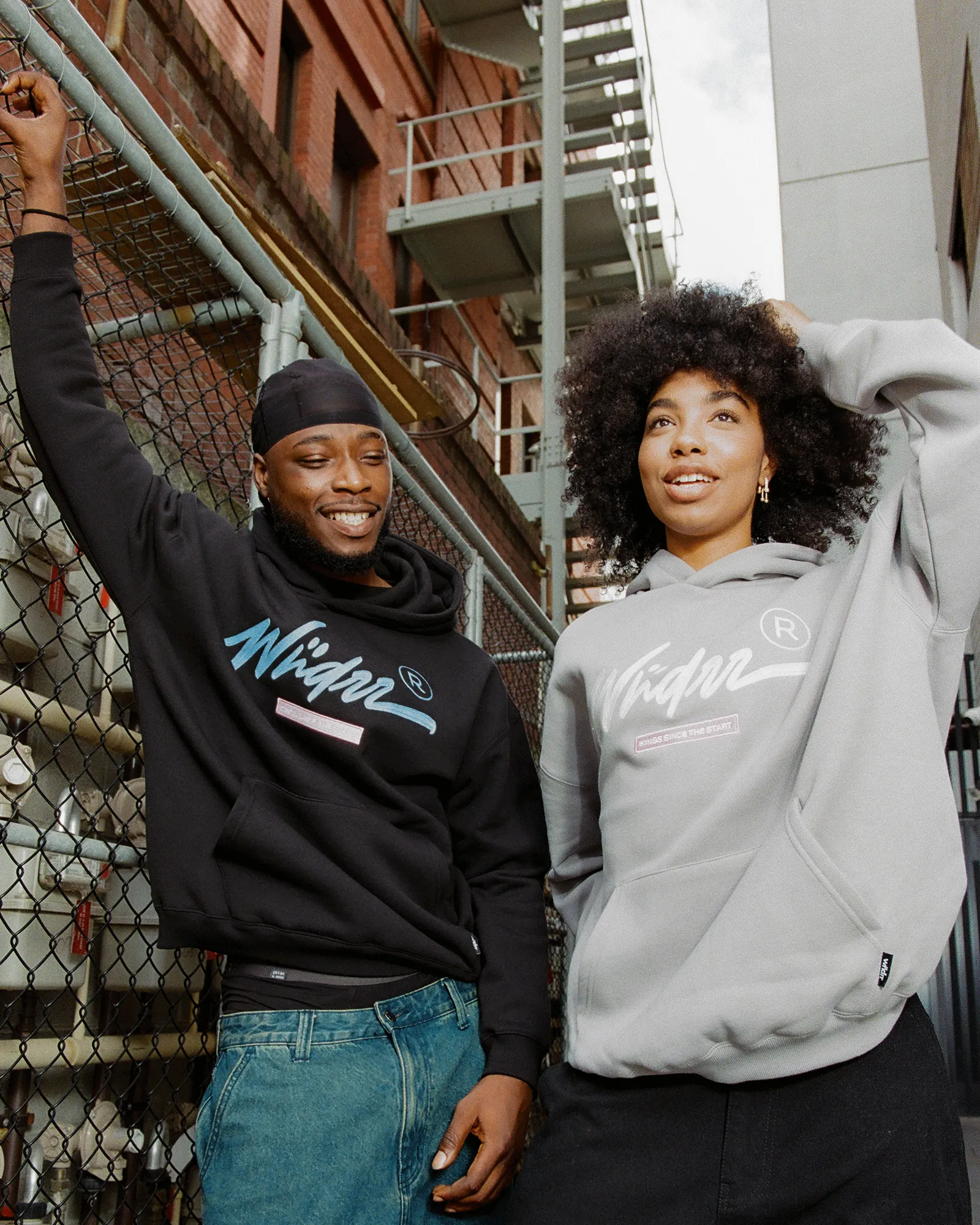 CHAIN HOOD SWEAT - CEMENT GREY sold by WNDRR product image thumbnail 4