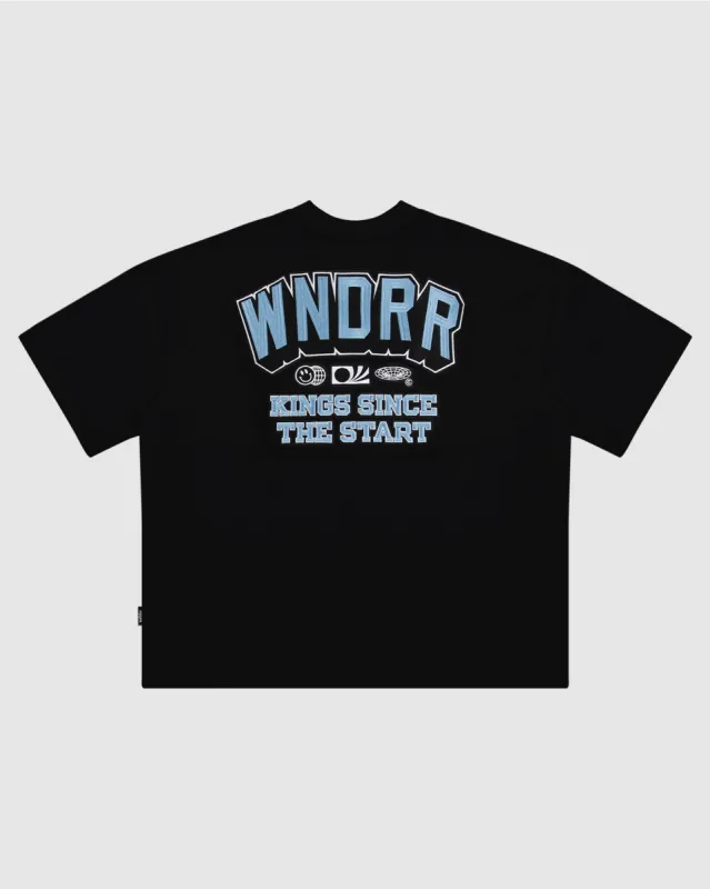 ALL ROUNDER HEAVY WEIGHT TEE - BLACK sold by WNDRR