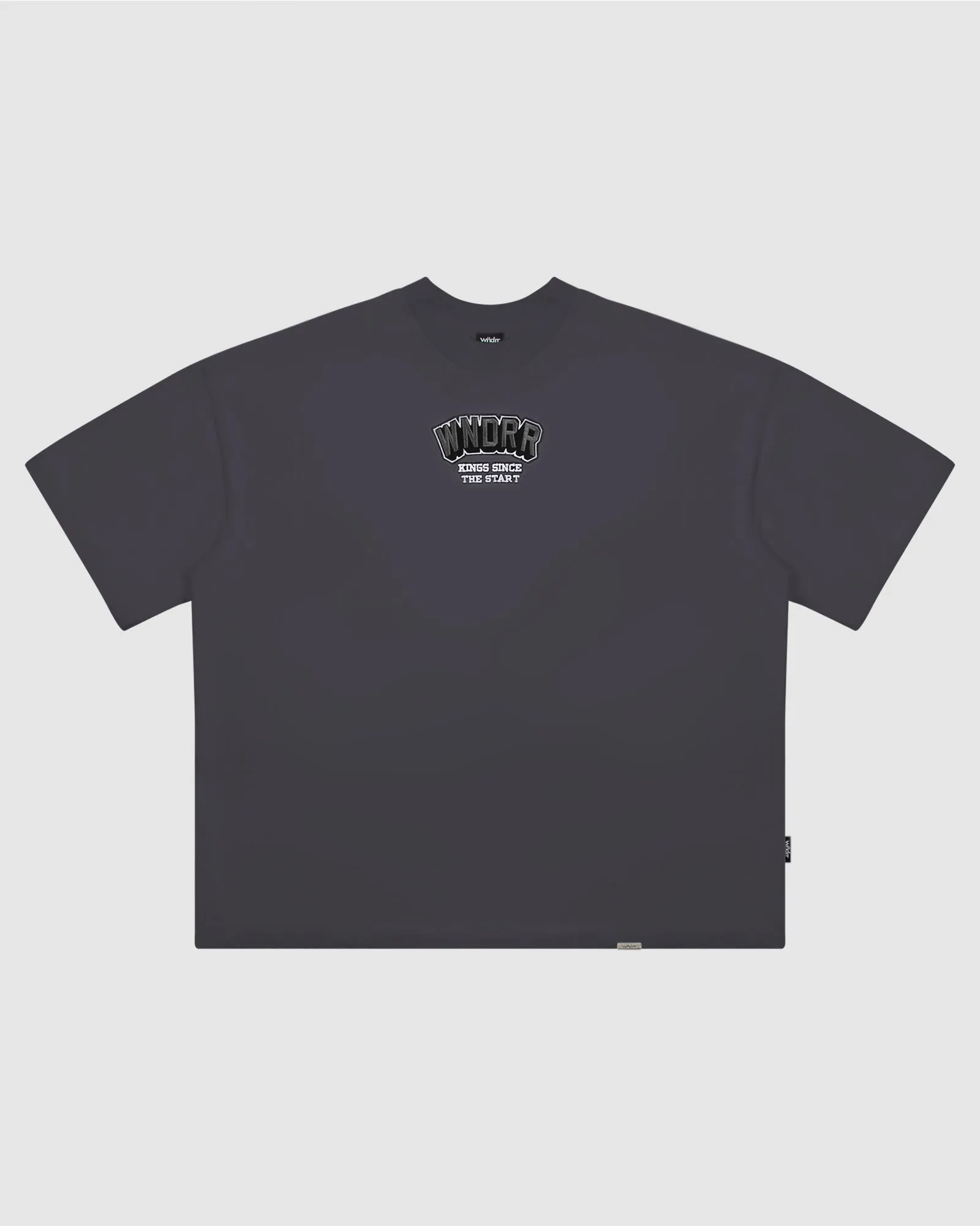 ALL ROUNDER HEAVY WEIGHT TEE - CHARCOAL sold by WNDRR product image thumbnail 3