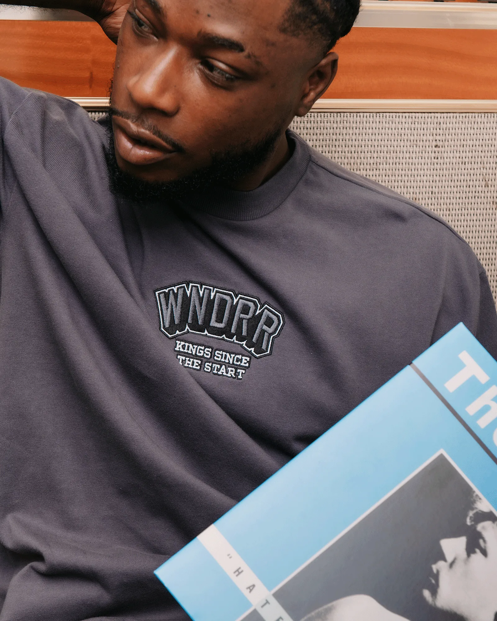 ALL ROUNDER HEAVY WEIGHT TEE - CHARCOAL sold by WNDRR product image thumbnail 4