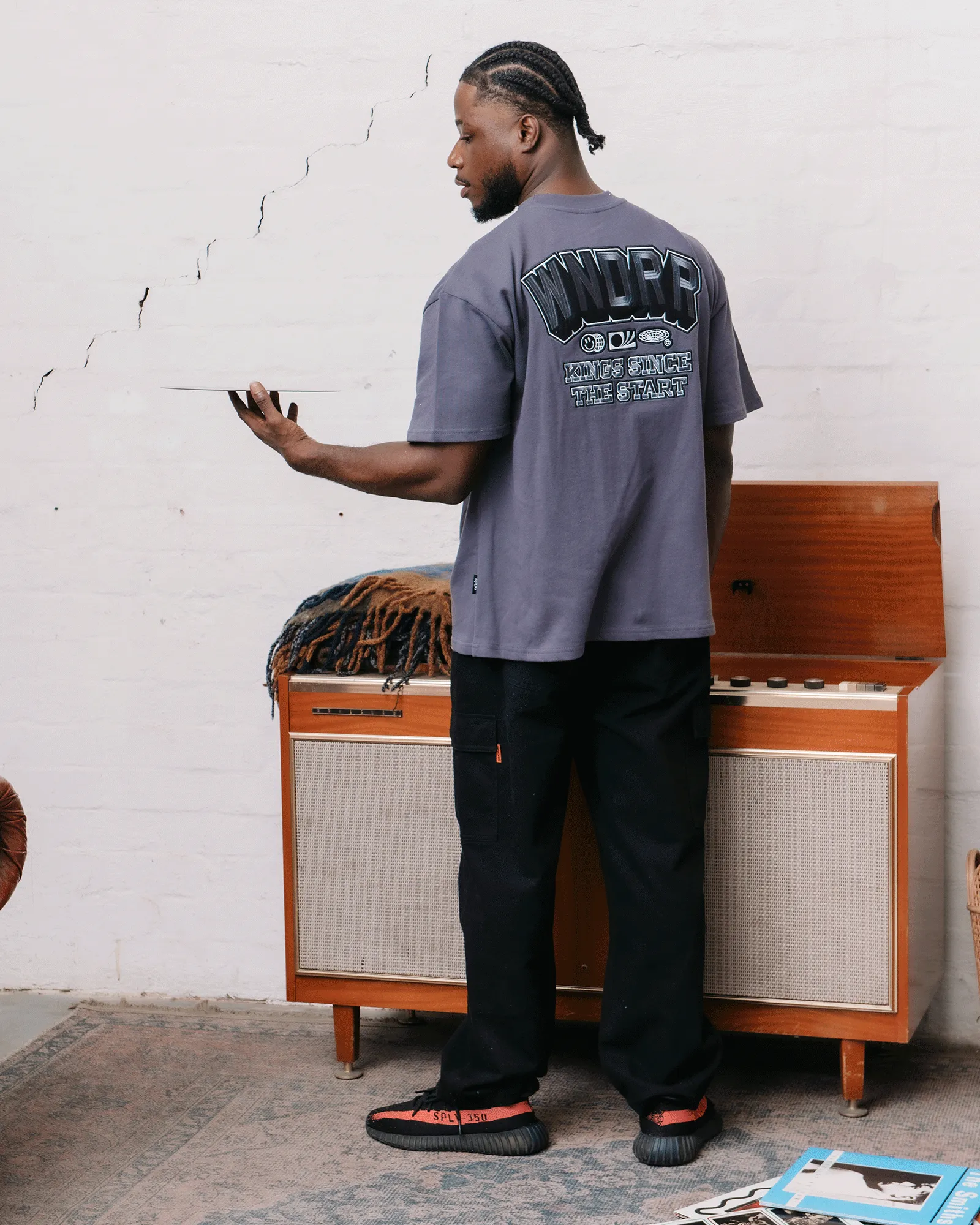ALL ROUNDER HEAVY WEIGHT TEE - CHARCOAL sold by WNDRR product image thumbnail 5
