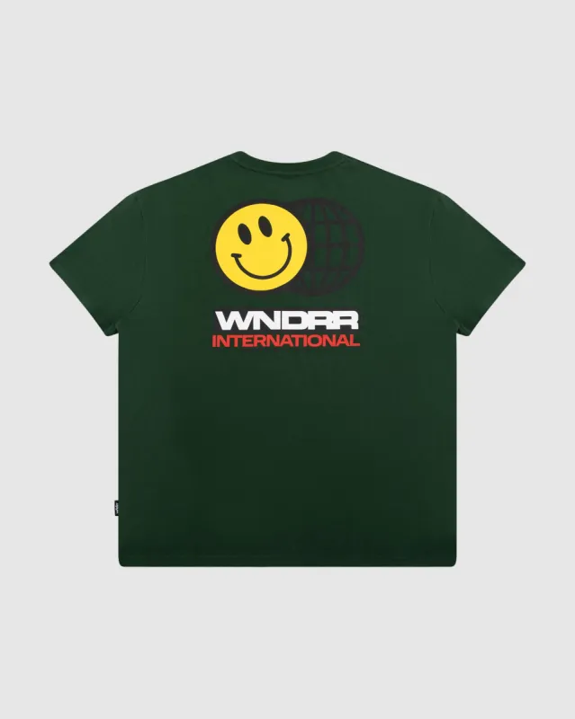 CHEESE BOX FIT TEE - FOREST GREEN sold by WNDRR