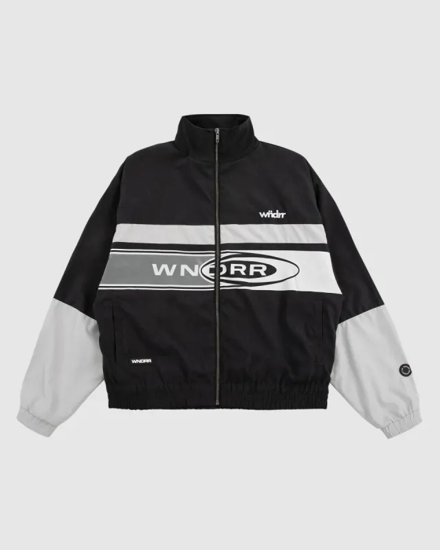STATION SPORT JACKET - BLACK/GREY sold by WNDRR