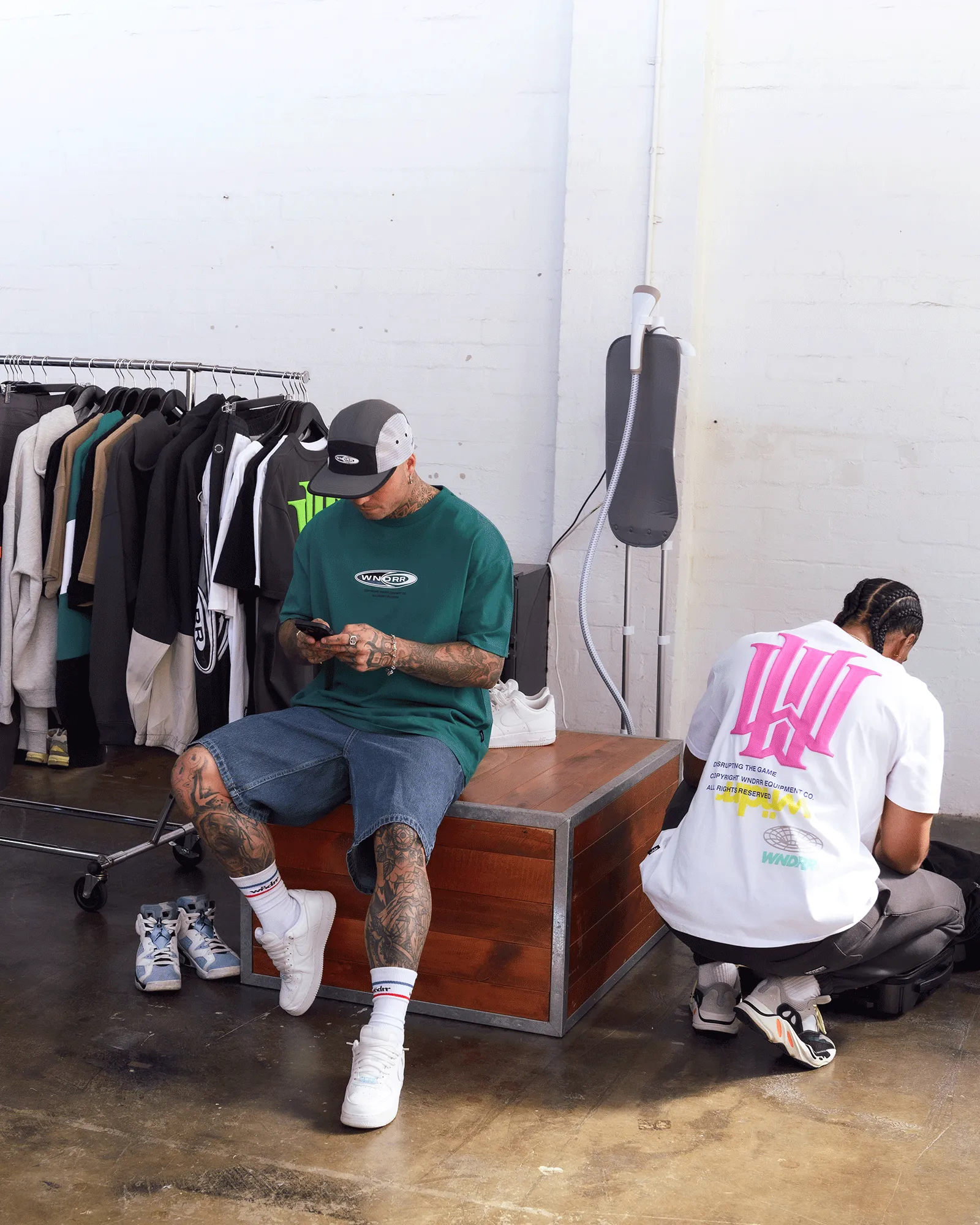 OBSCURE BOX FIT TEE - WHITE sold by WNDRR product image thumbnail 5