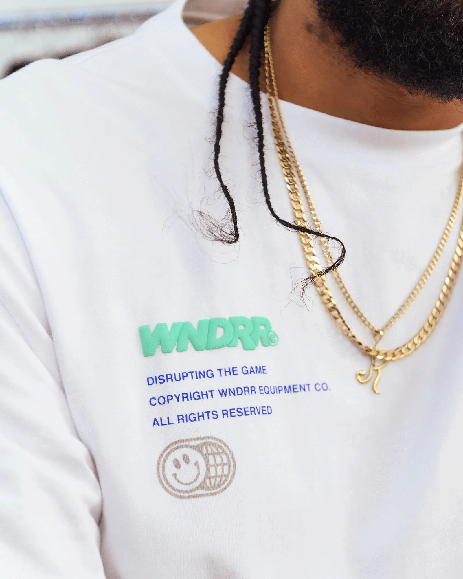 OBSCURE BOX FIT TEE - WHITE sold by WNDRR product image thumbnail 2