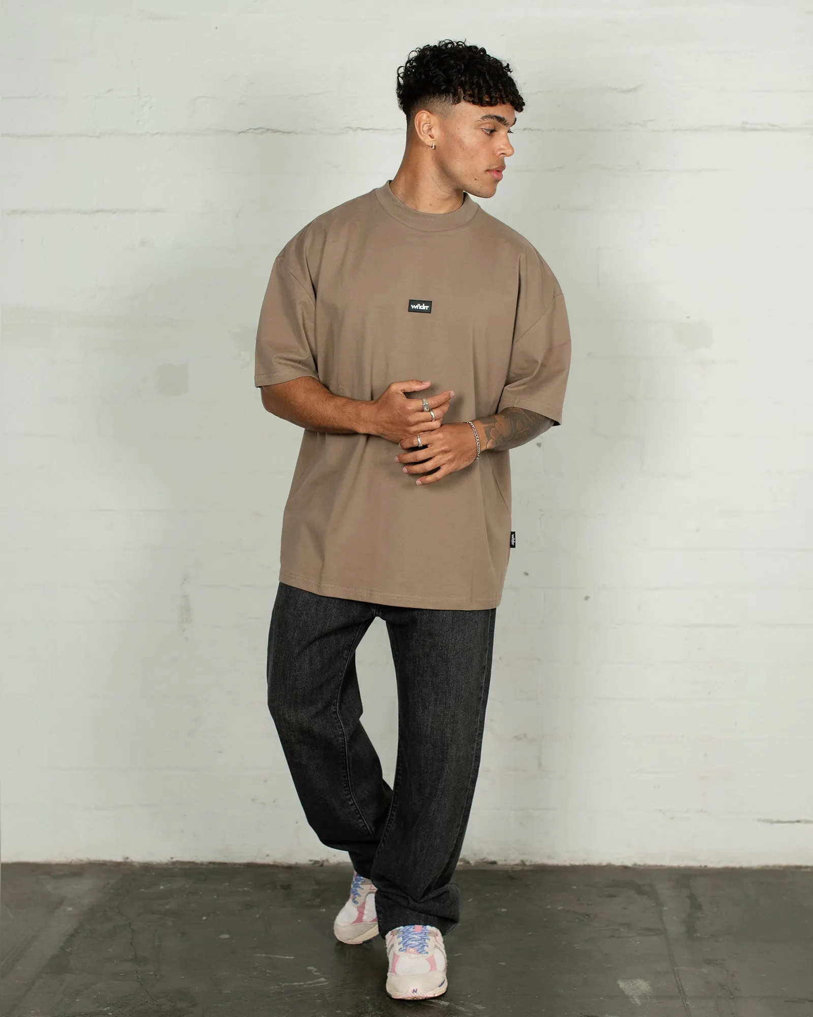 SOHO CLUB TEE - TAUPE sold by WNDRR product image thumbnail 4