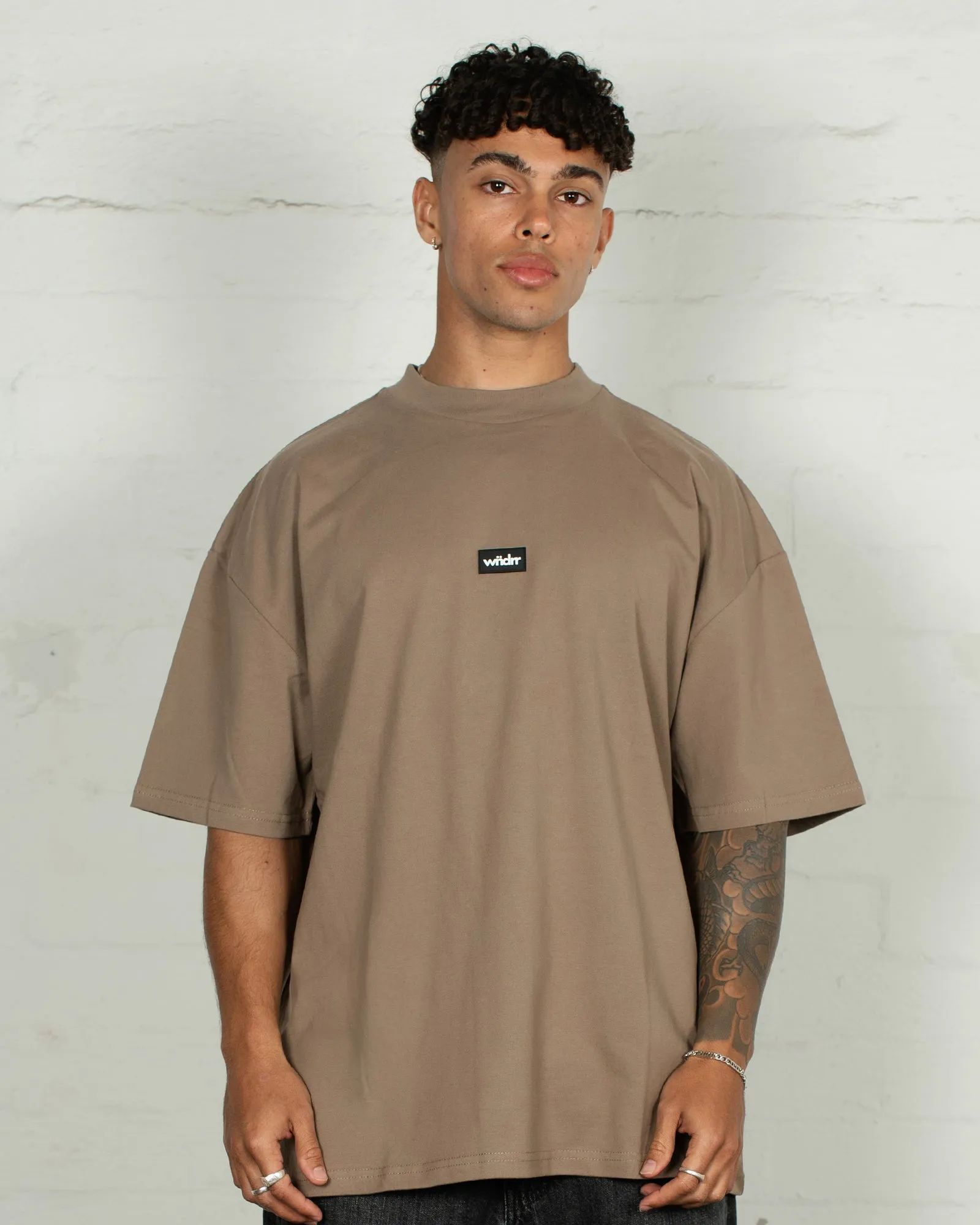 SOHO CLUB TEE - TAUPE sold by WNDRR product image thumbnail 2