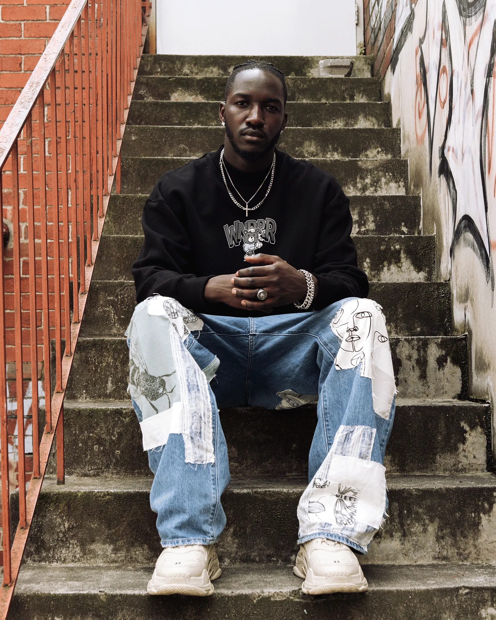 FIFTY CREW SWEAT - BLACK sold by WNDRR product image thumbnail 5