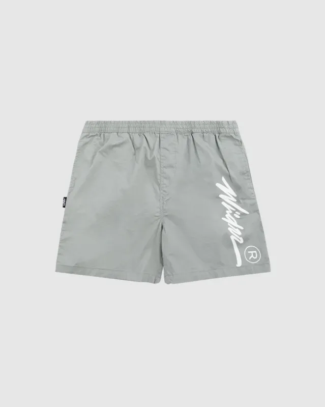 OFFEND BEACH SHORT - CEMENT GREY sold by WNDRR