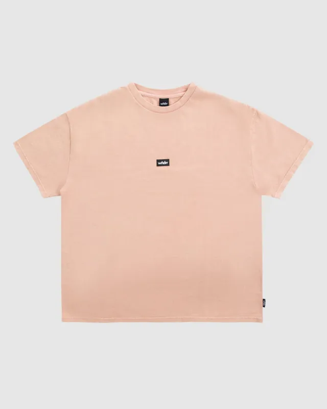HOXTON VINTAGE FIT TEE - WASHED PEACH sold by WNDRR