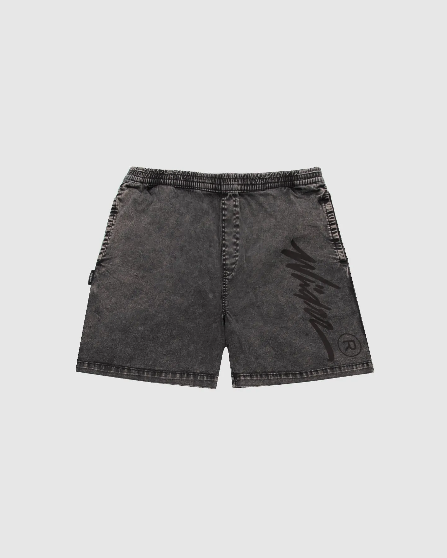 OFFEND BEACH SHORT - WASHED BLACK sold by WNDRR