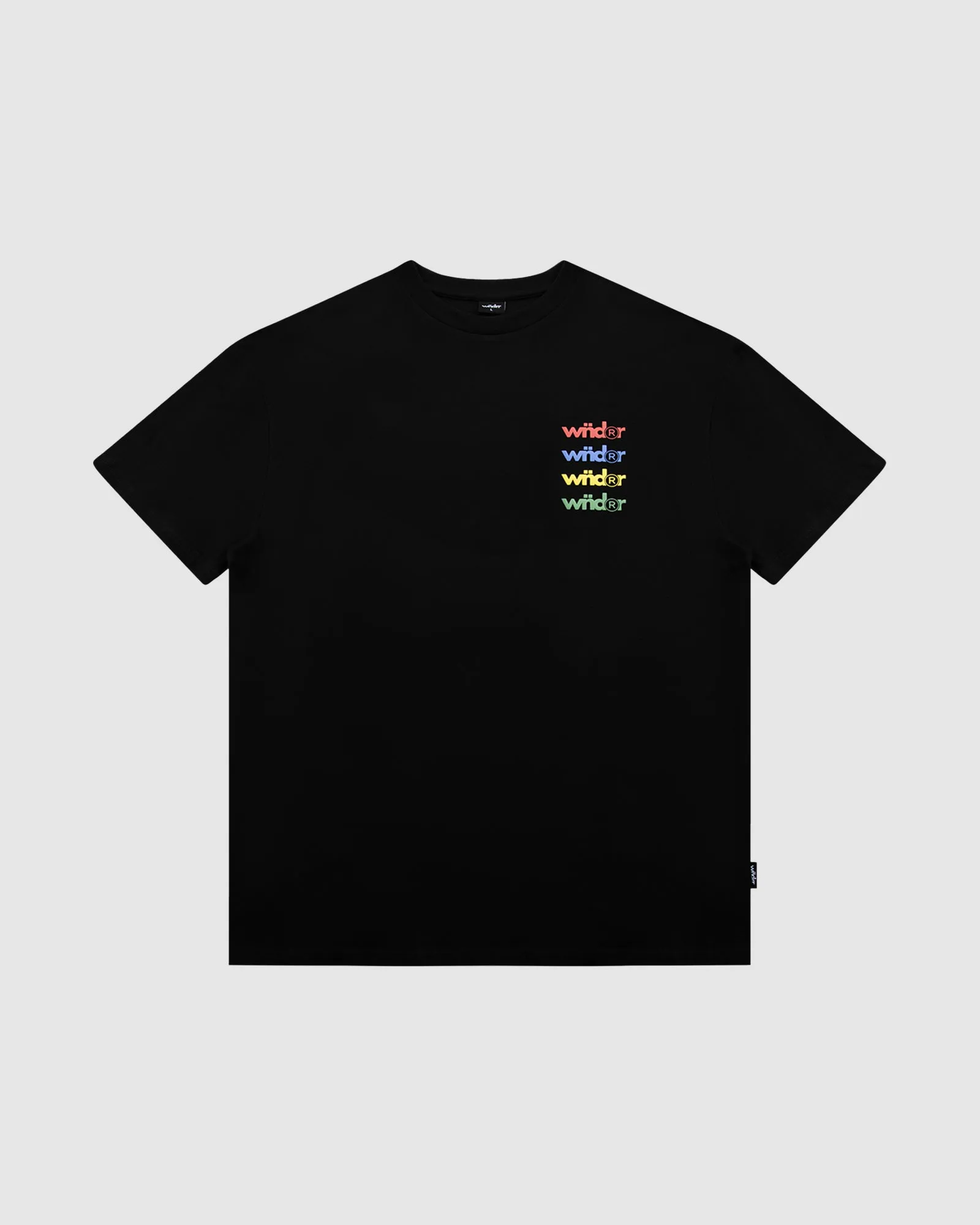 SOURCE BOX FIT TEE - BLACK sold by WNDRR product image thumbnail 3