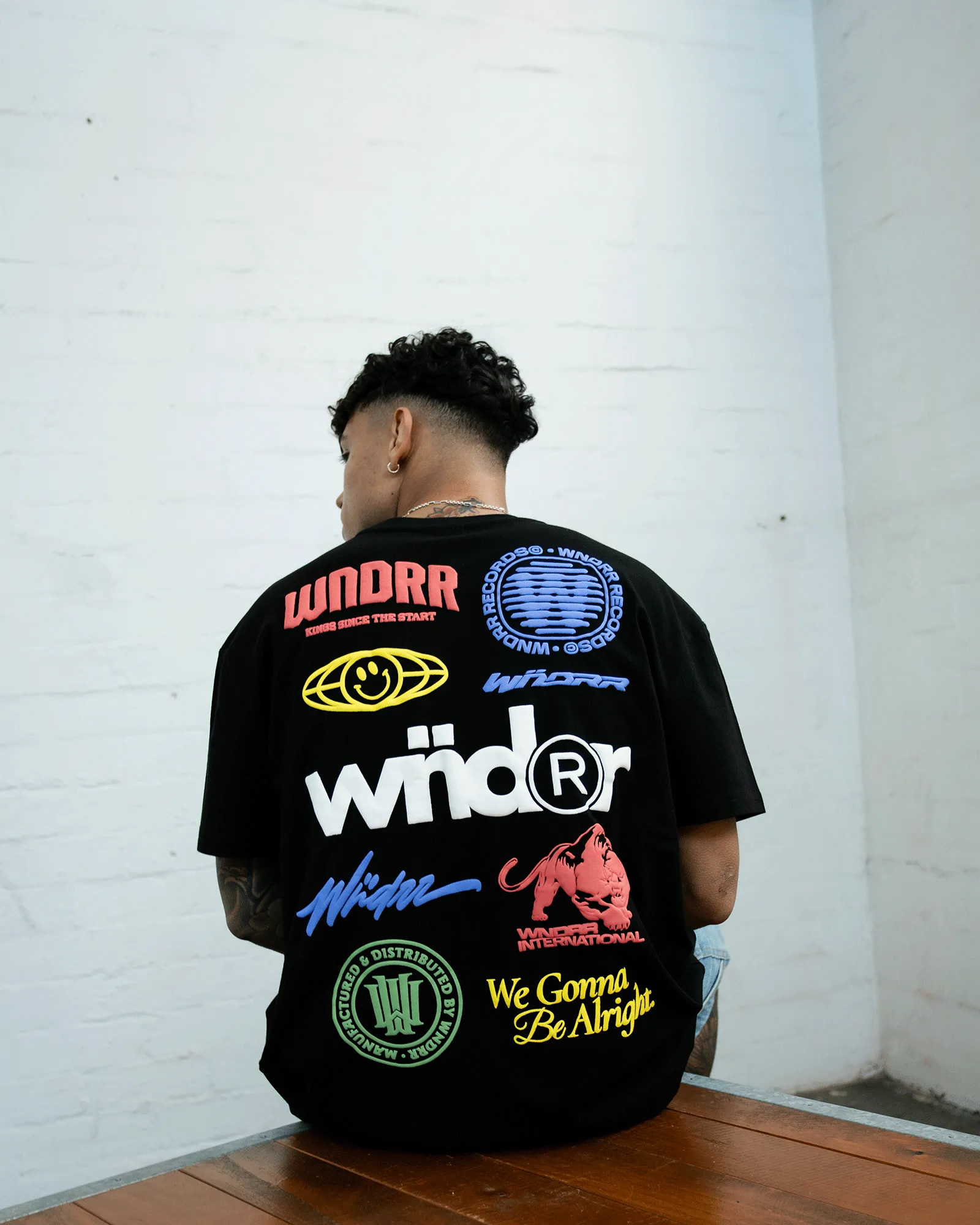 SOURCE BOX FIT TEE - BLACK sold by WNDRR product image thumbnail 2