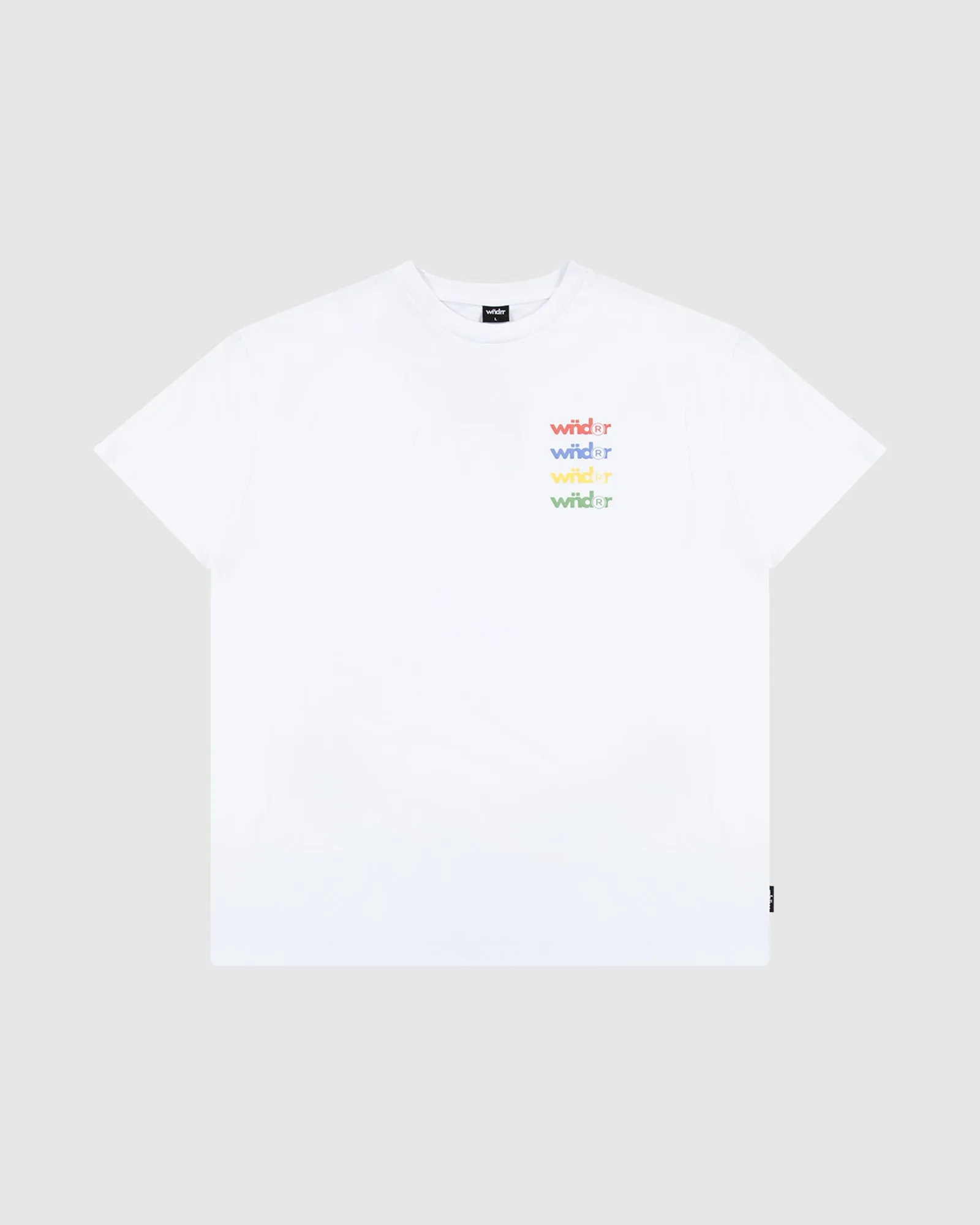 SOURCE BOX FIT TEE - WHITE sold by WNDRR product image thumbnail 3