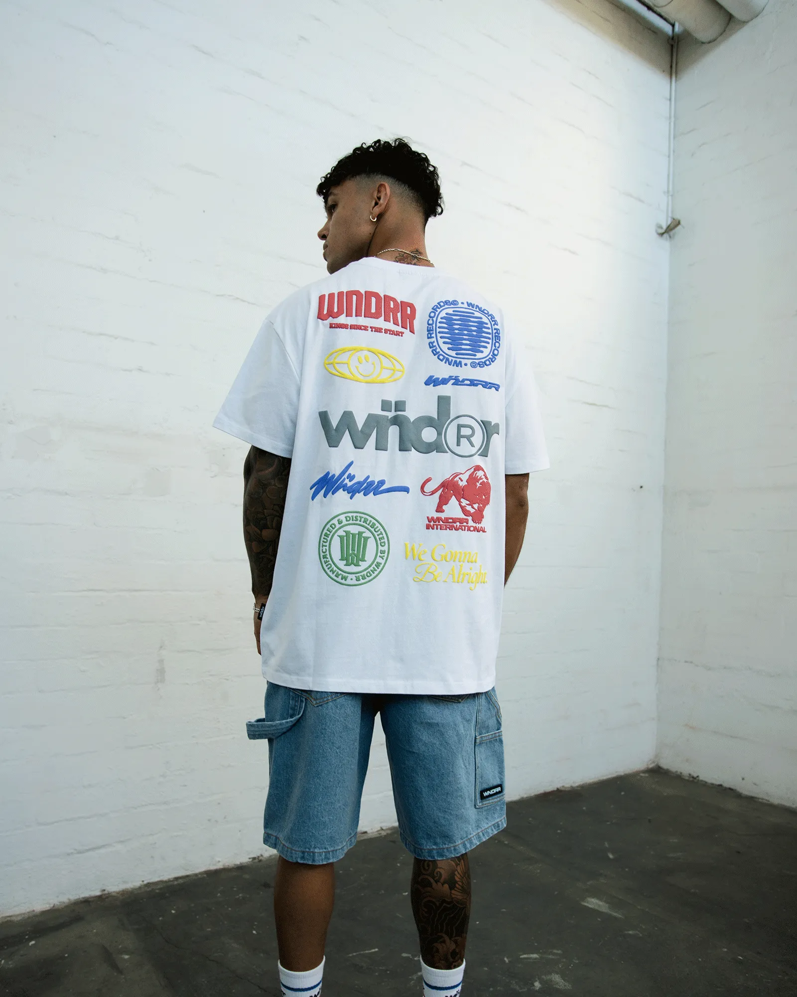 SOURCE BOX FIT TEE - WHITE sold by WNDRR product image thumbnail 2