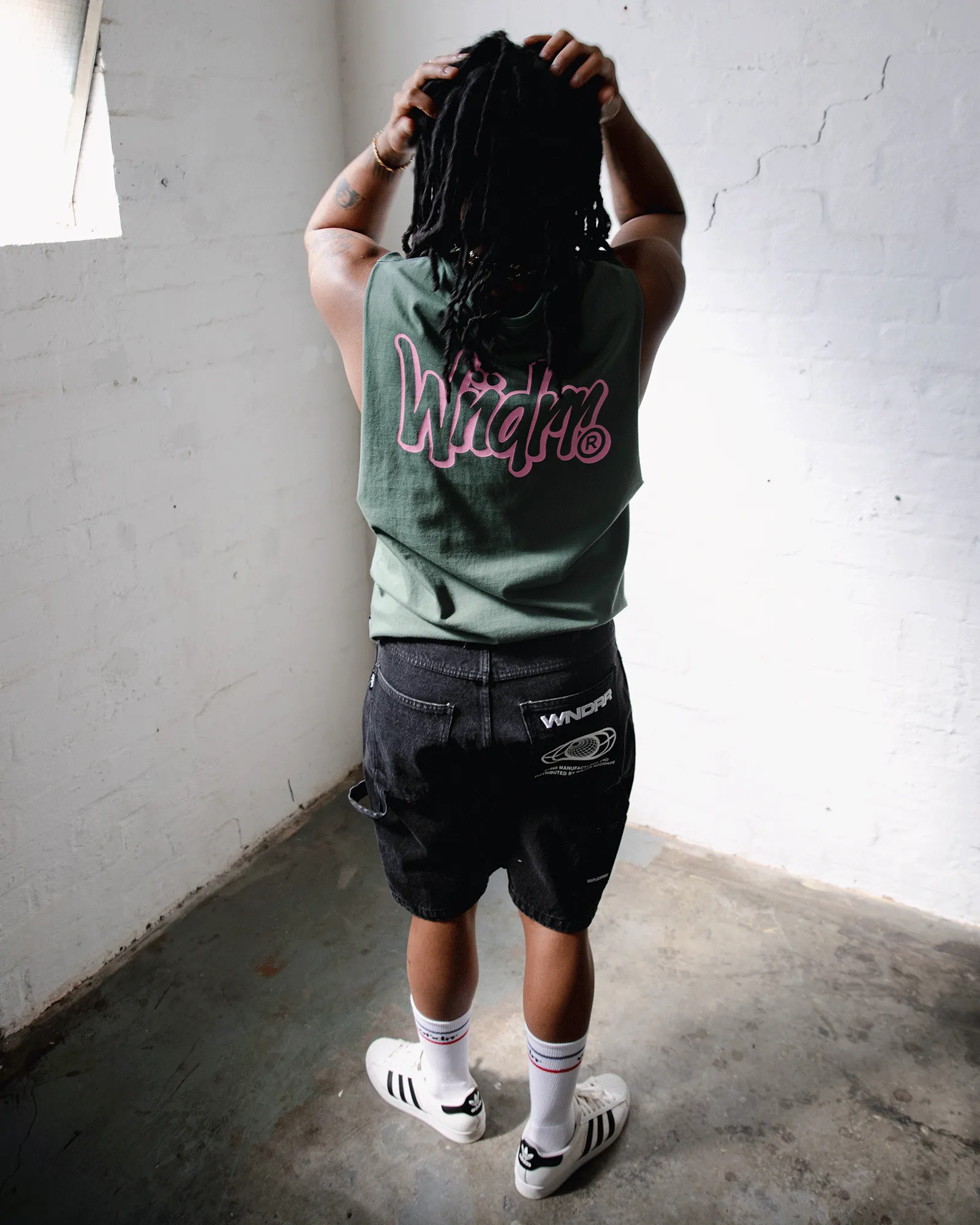 STARTER MUSCLE TOP - DARK GREEN sold by WNDRR product image thumbnail 5