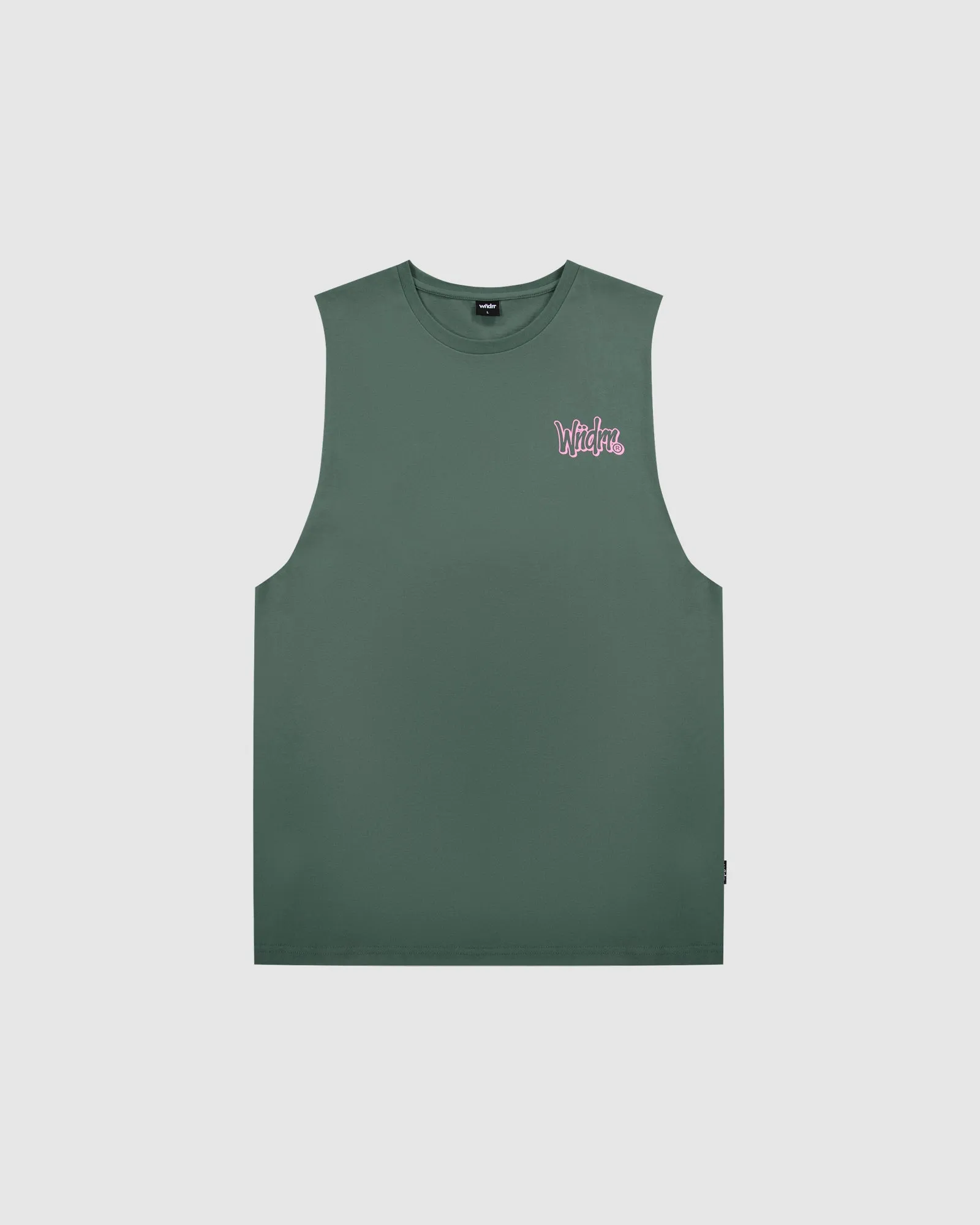 STARTER MUSCLE TOP - DARK GREEN sold by WNDRR product image thumbnail 3