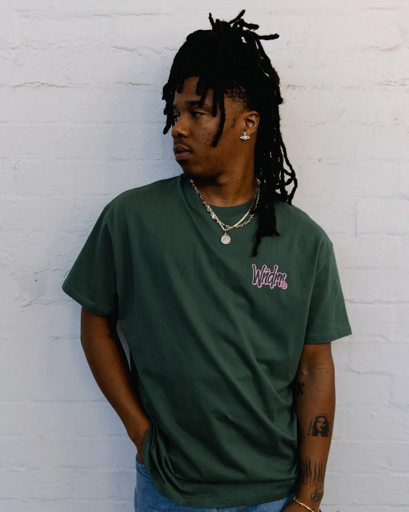 STARTER BOX FIT TEE - DARK GREEN sold by WNDRR product image thumbnail 4