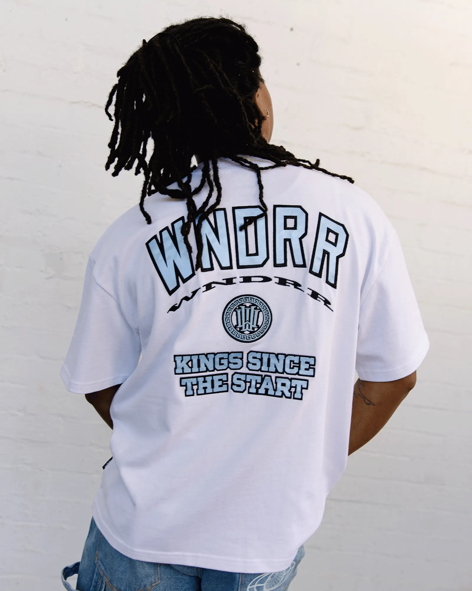 EMPORIUM HEAVY WEIGHT TEE - WHITE sold by WNDRR product image thumbnail 2