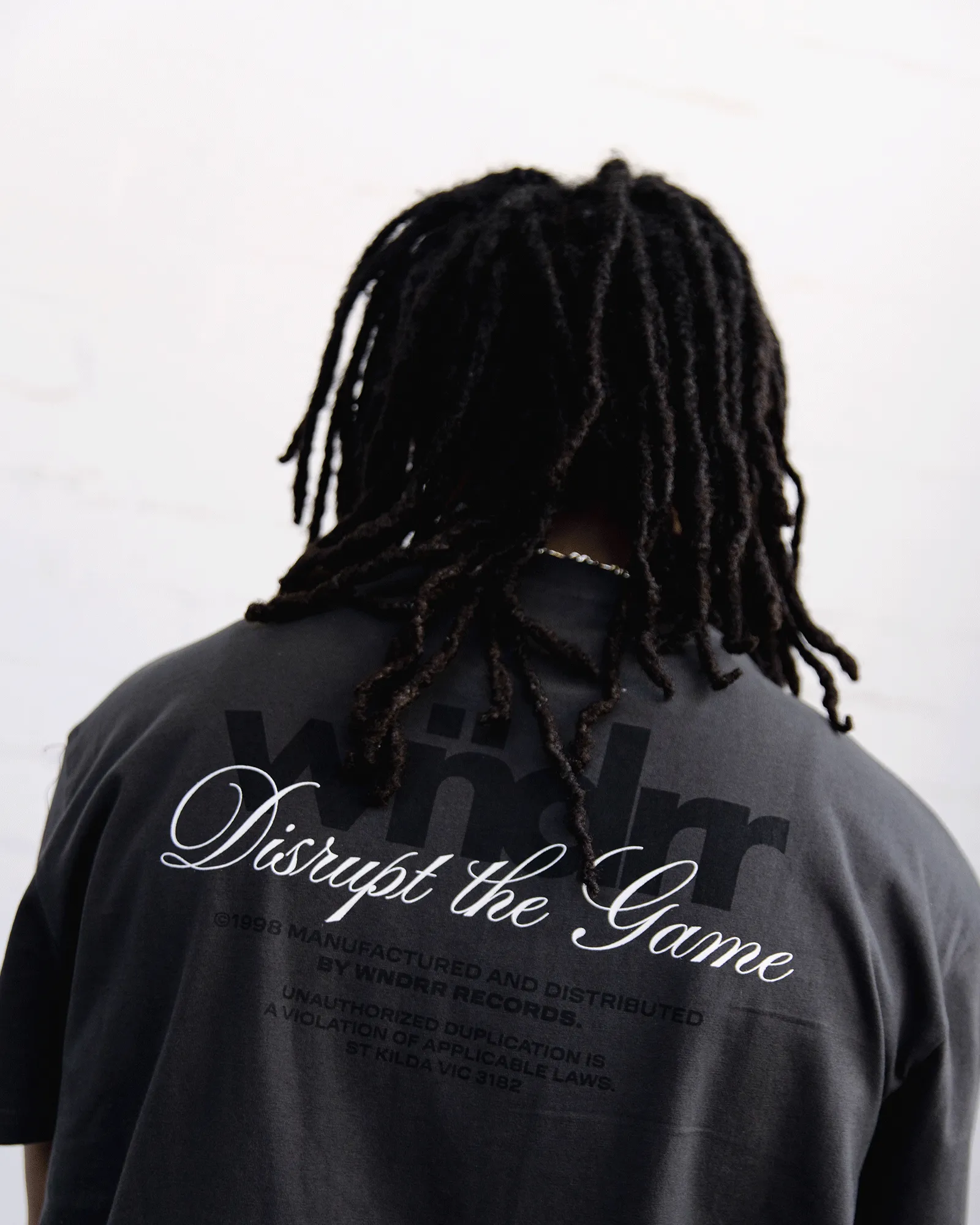 DISRUPT BOX FIT TEE - FADED BLACK sold by WNDRR product image thumbnail 2