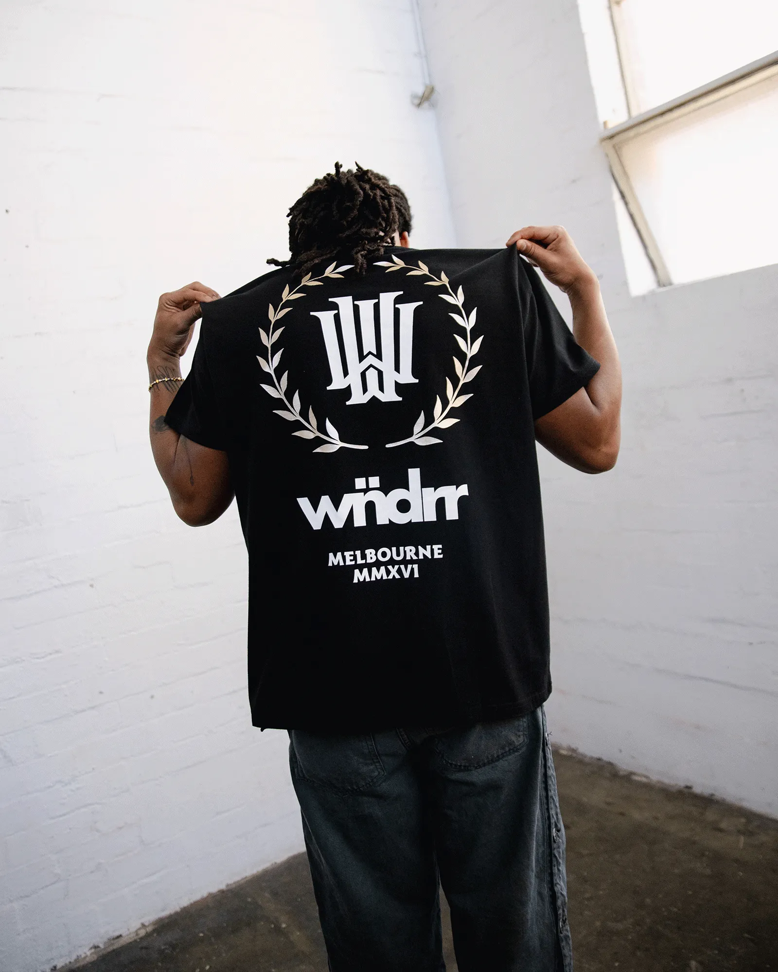 EMPEROR BOX FIT TEE - BLACK sold by WNDRR product image thumbnail 2