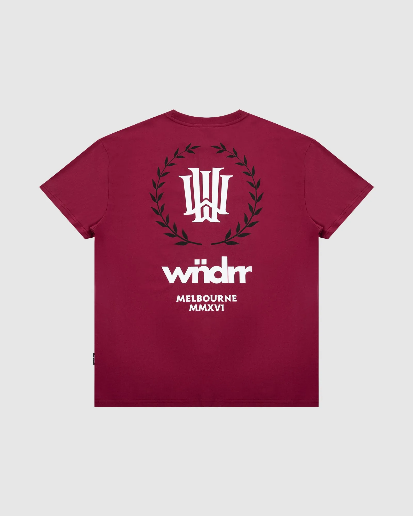 EMPEROR BOX FIT TEE - BLOOD RED sold by WNDRR