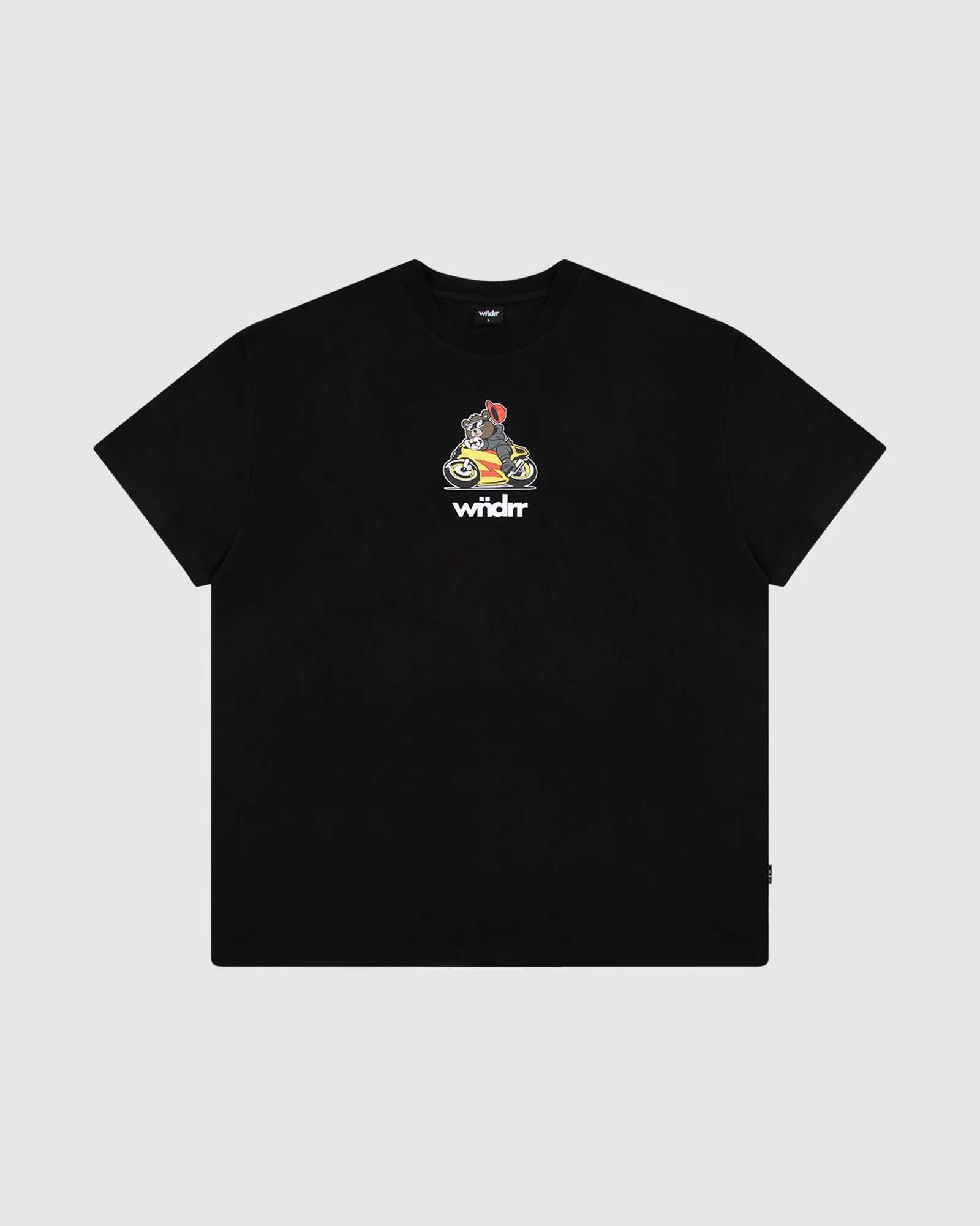 BIKER BOX FIT TEE - BLACK sold by WNDRR
