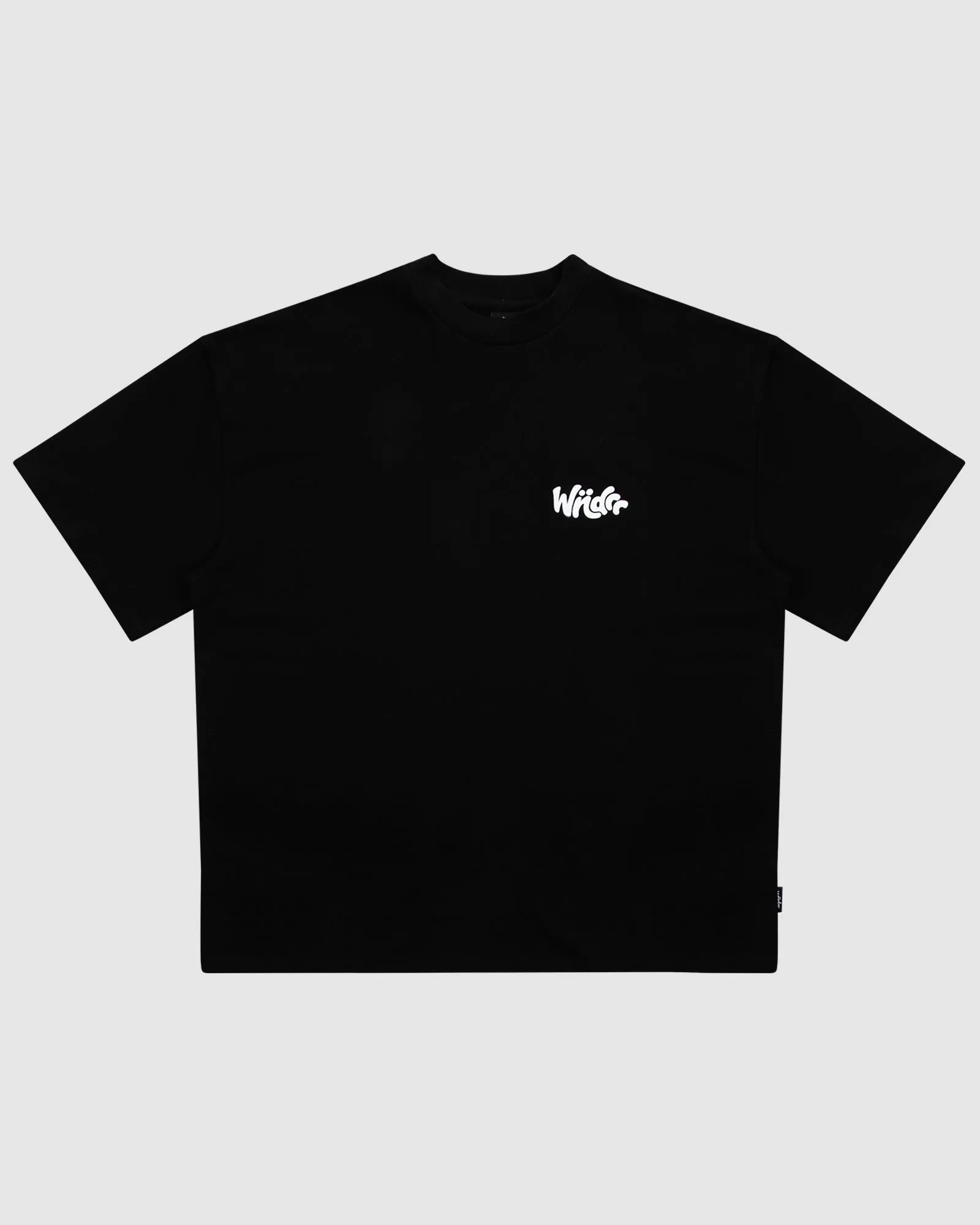 ALL OUT HEAVY WEIGHT TEE - BLACK sold by WNDRR product image thumbnail 3