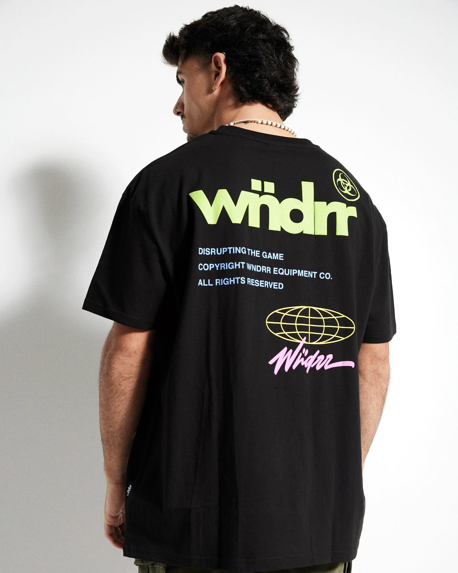 ILLEGIBLE BOX FIT TEE - BLACK sold by WNDRR product image thumbnail 4