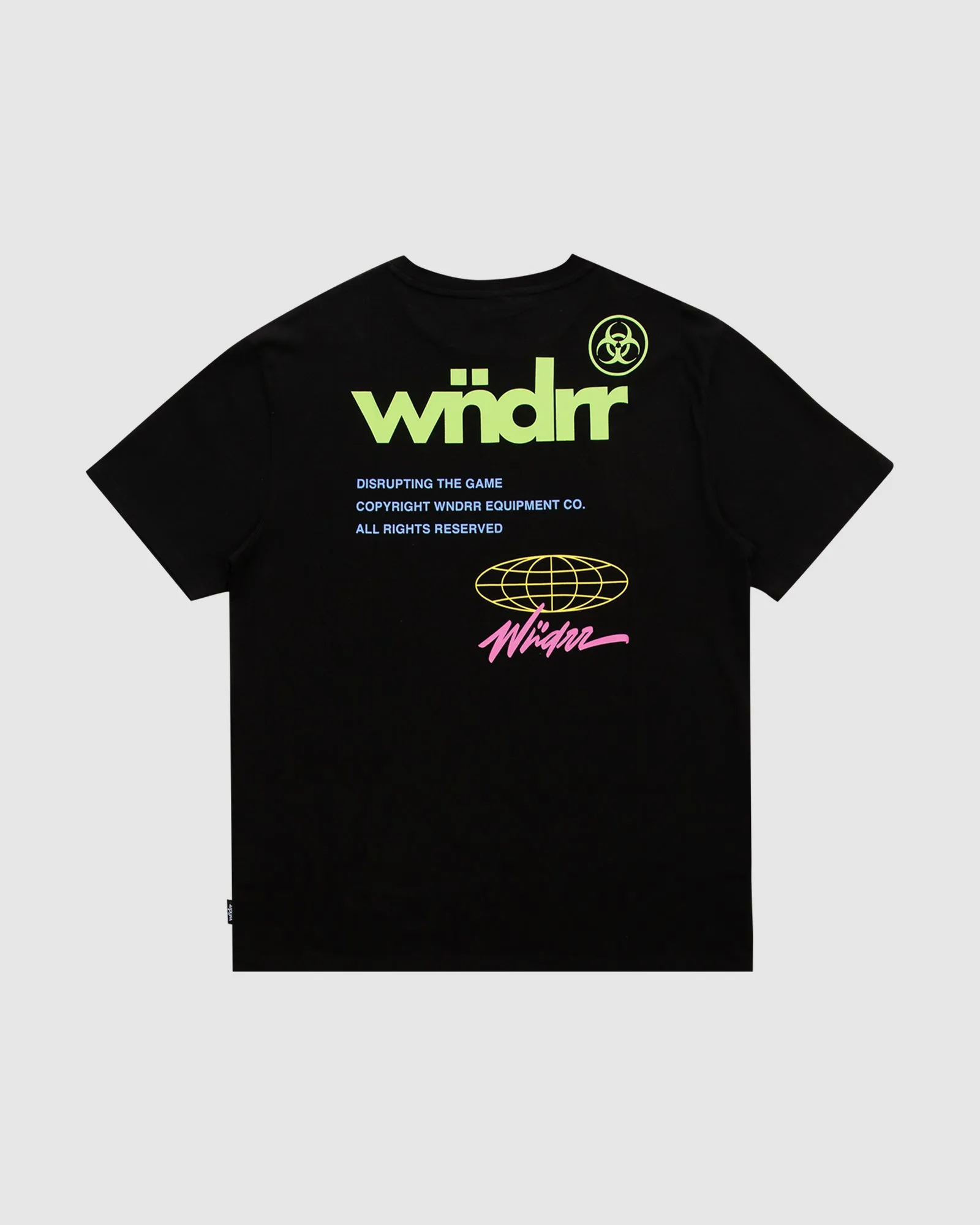 ILLEGIBLE BOX FIT TEE - BLACK sold by WNDRR