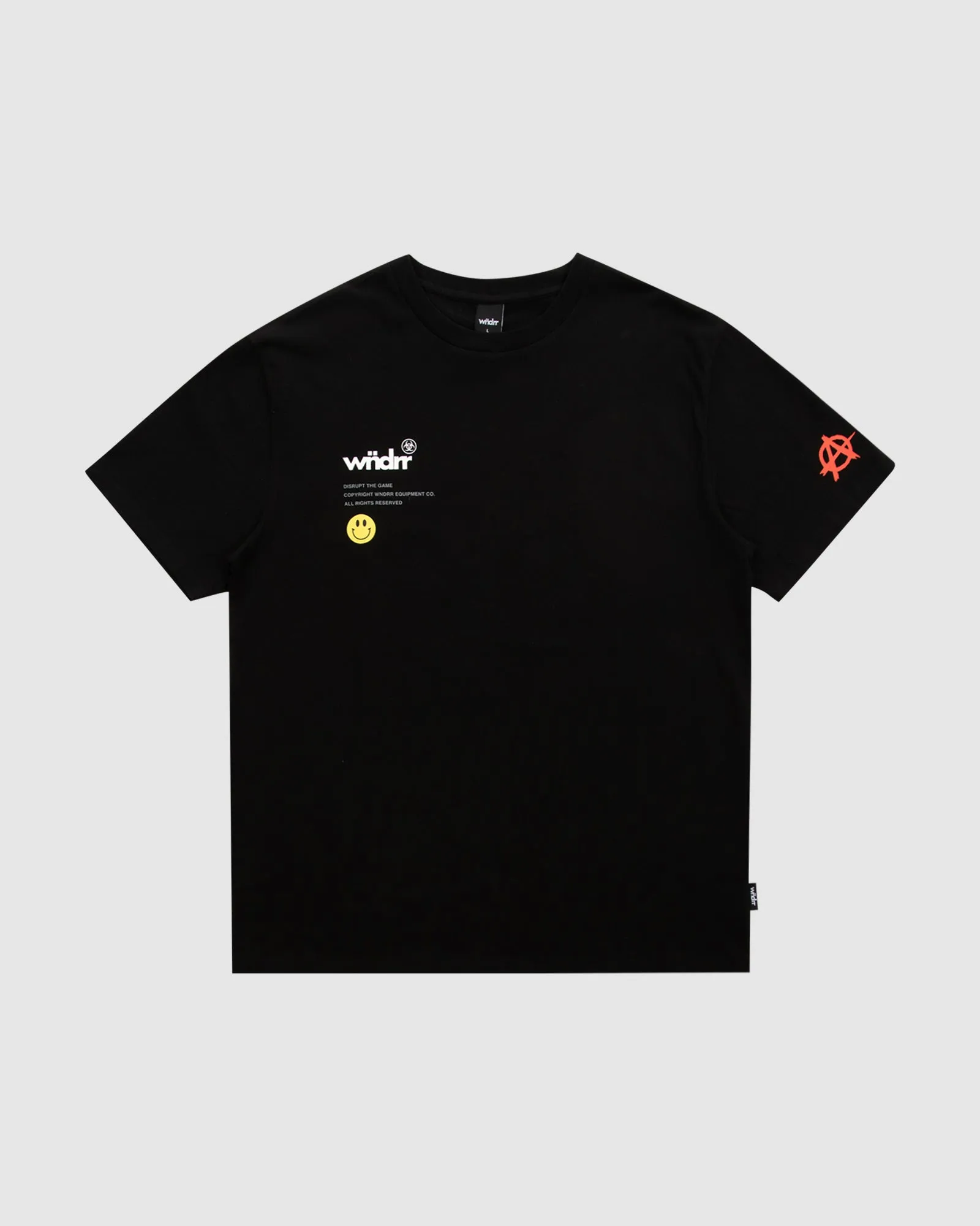 ILLEGIBLE BOX FIT TEE - BLACK sold by WNDRR product image thumbnail 3