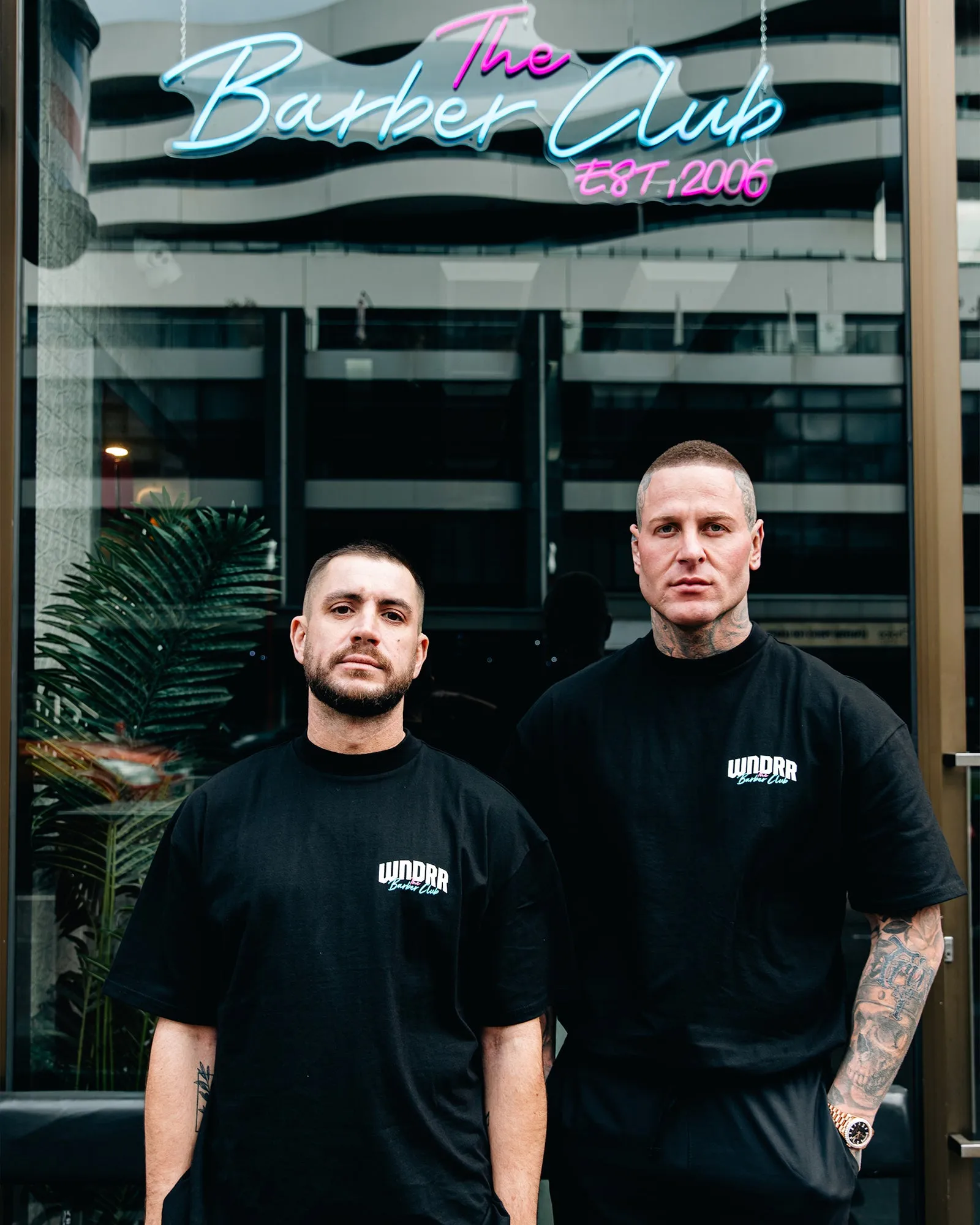 THE BARBER CLUB TEE - BLACK sold by WNDRR product image thumbnail 5