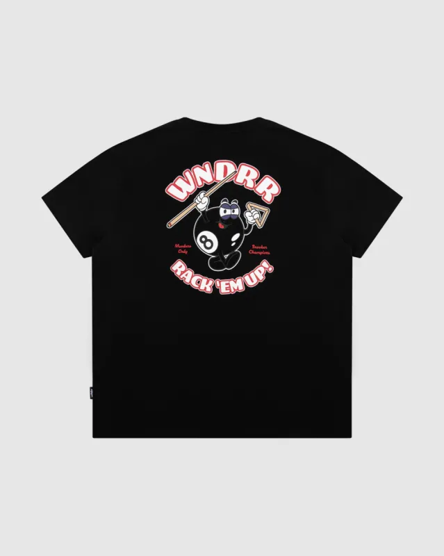 SNOOKER BOX FIT TEE - BLACK sold by WNDRR