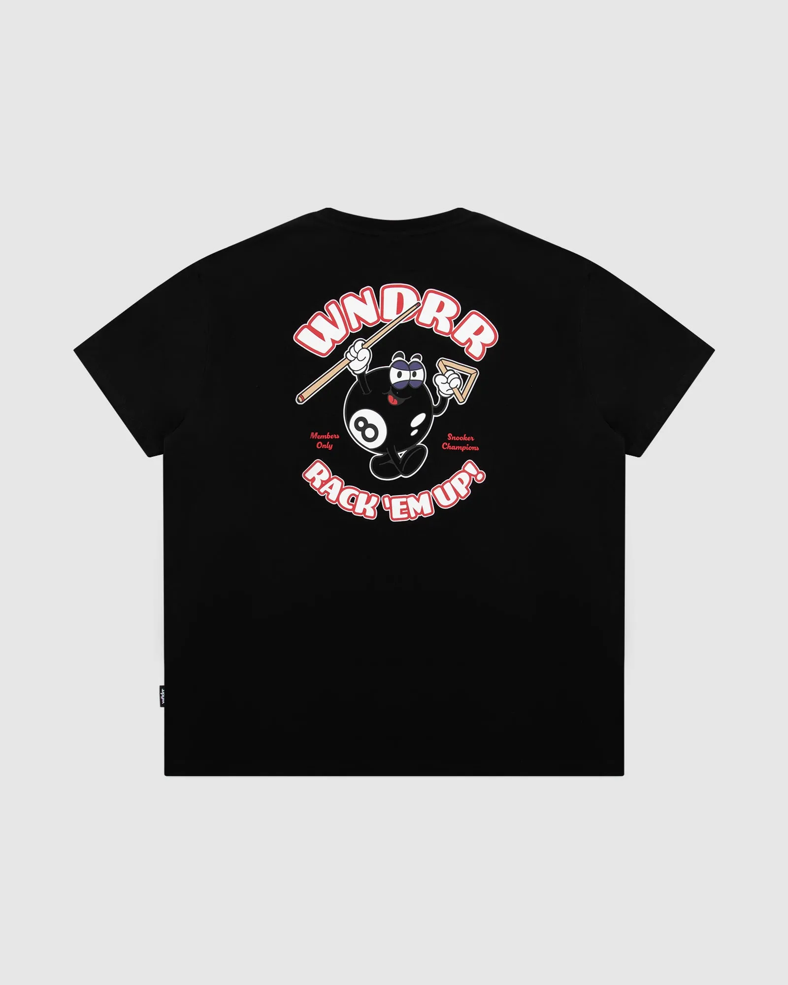 SNOOKER BOX FIT TEE - BLACK sold by WNDRR