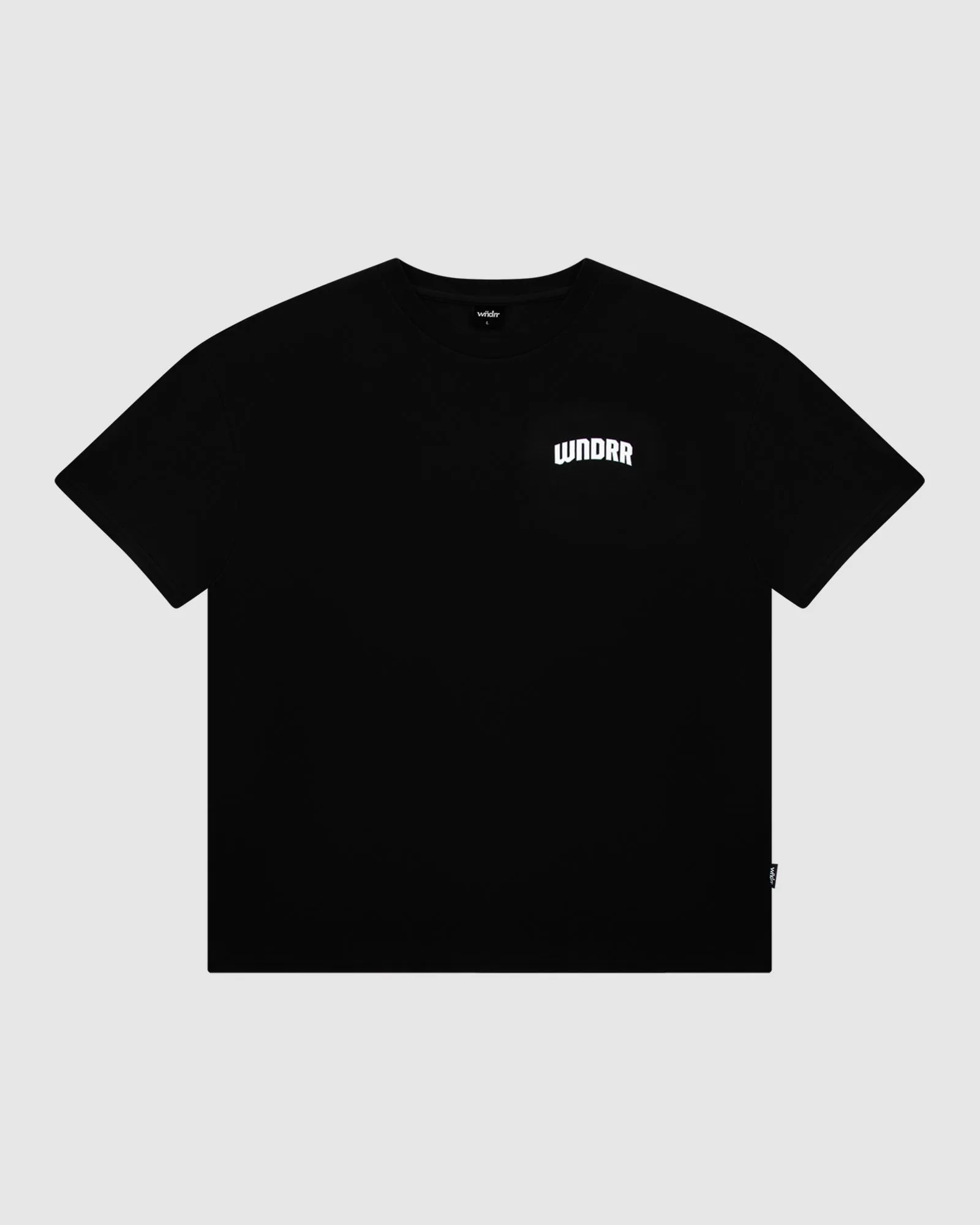 MAJOR BOX FIT TEE - BLACK sold by WNDRR product image thumbnail 3