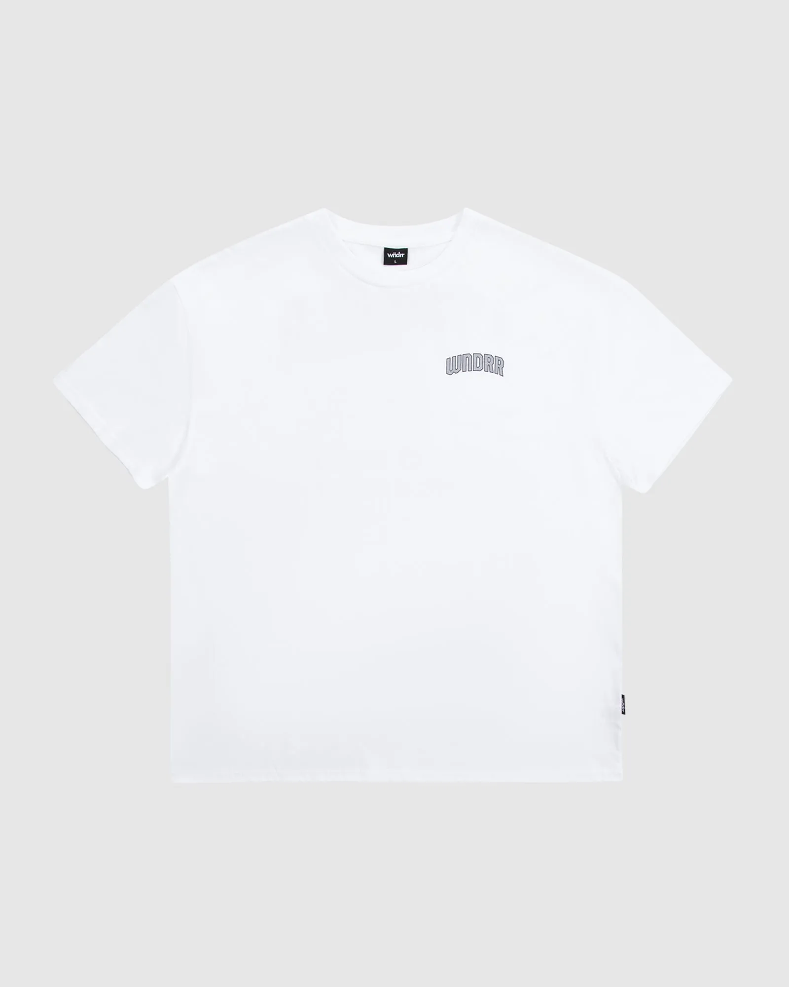 MAJOR BOX FIT TEE - WHITE sold by WNDRR product image thumbnail 3